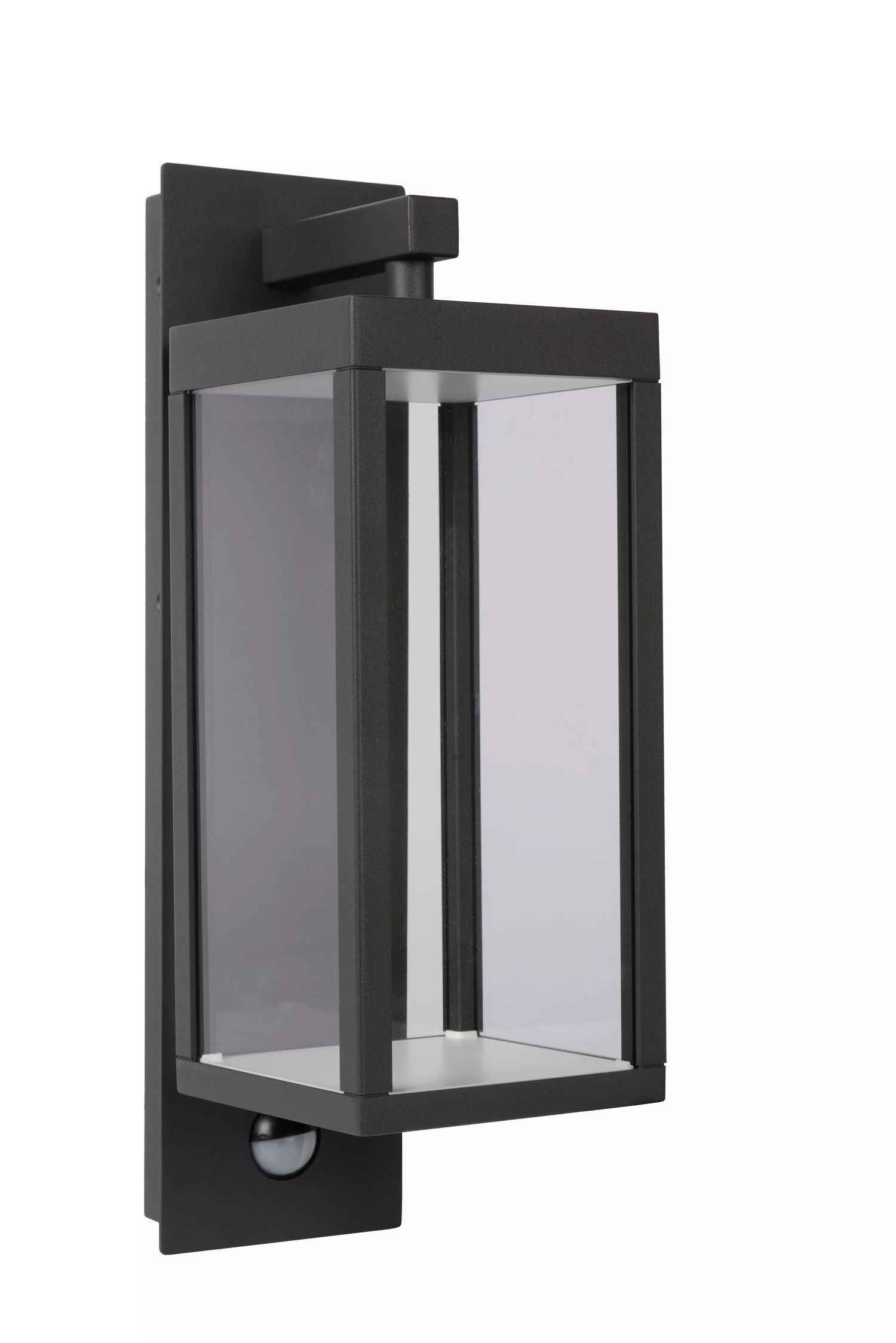 LED Wandlampe mit Bewegungsmelder Aluminium Glas 3000 K Lampe, Postfach, Laterne