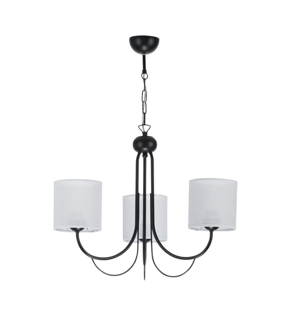 Lustre Abat-jour Noir Blanc Lampe de table