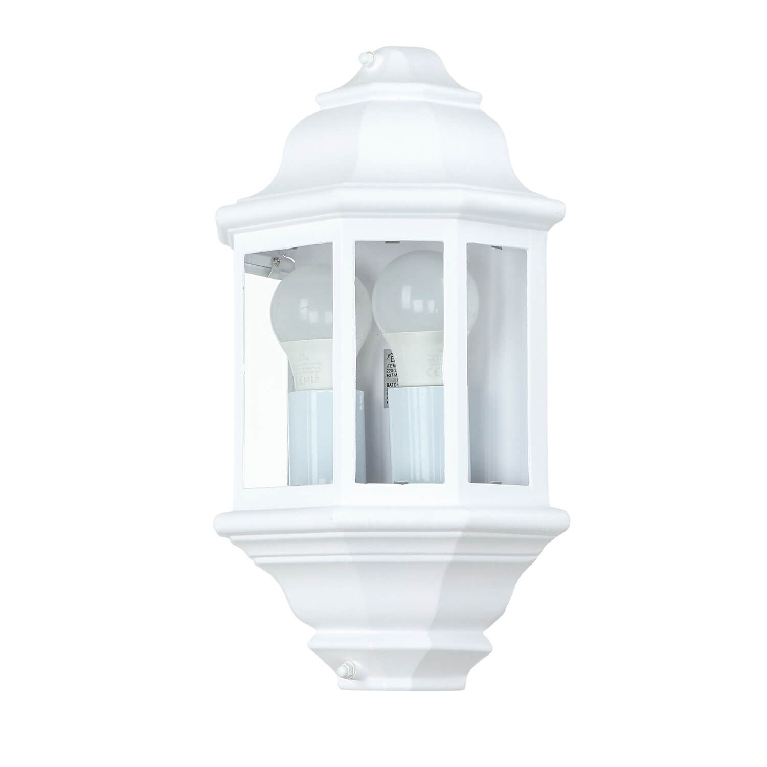 Lampe d'extérieur maritime Lampadaire LIVORNO blanc E27