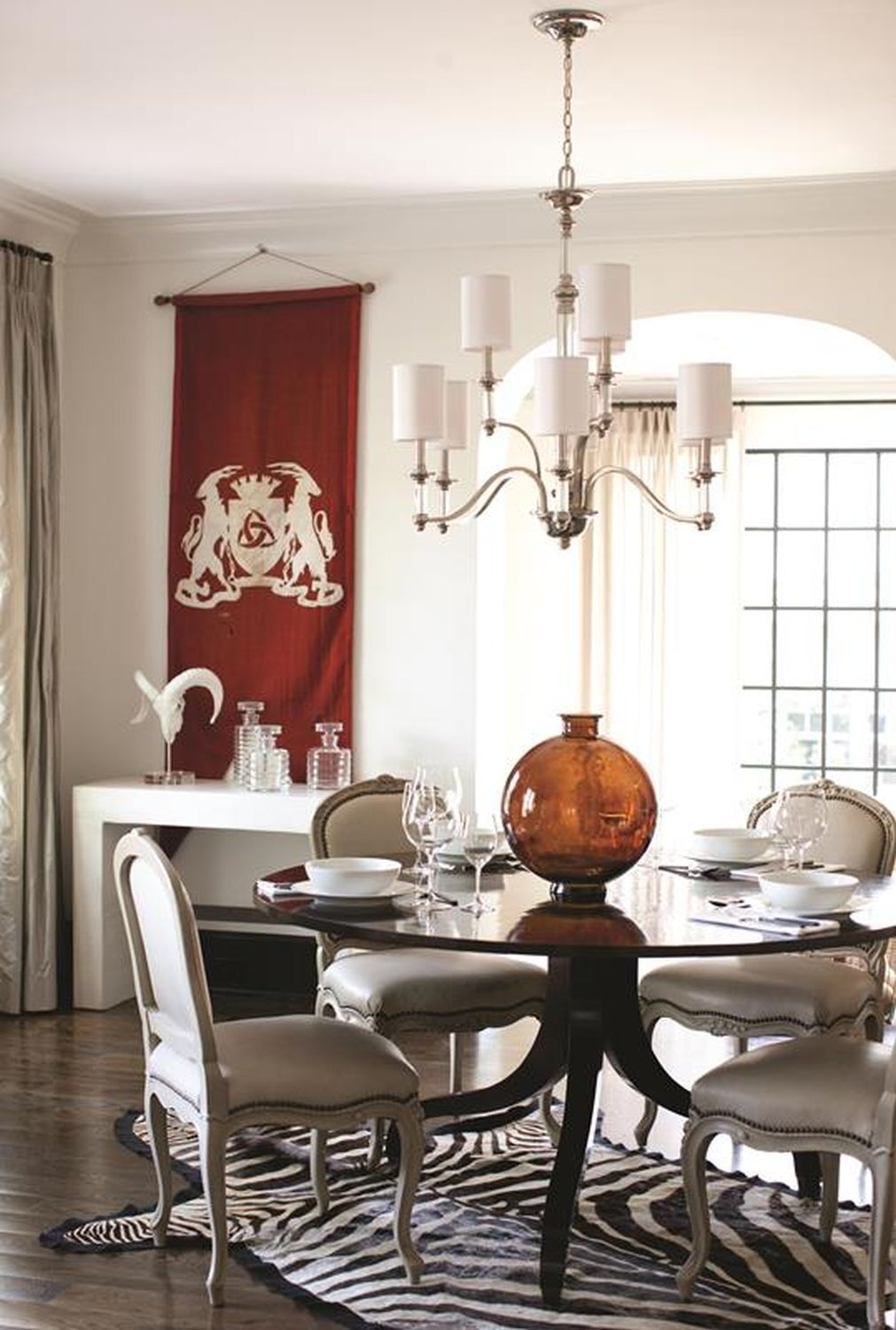 Speisesaal, Esstisch, Tisch, Dekoration für Zuhause, Kronleuchter