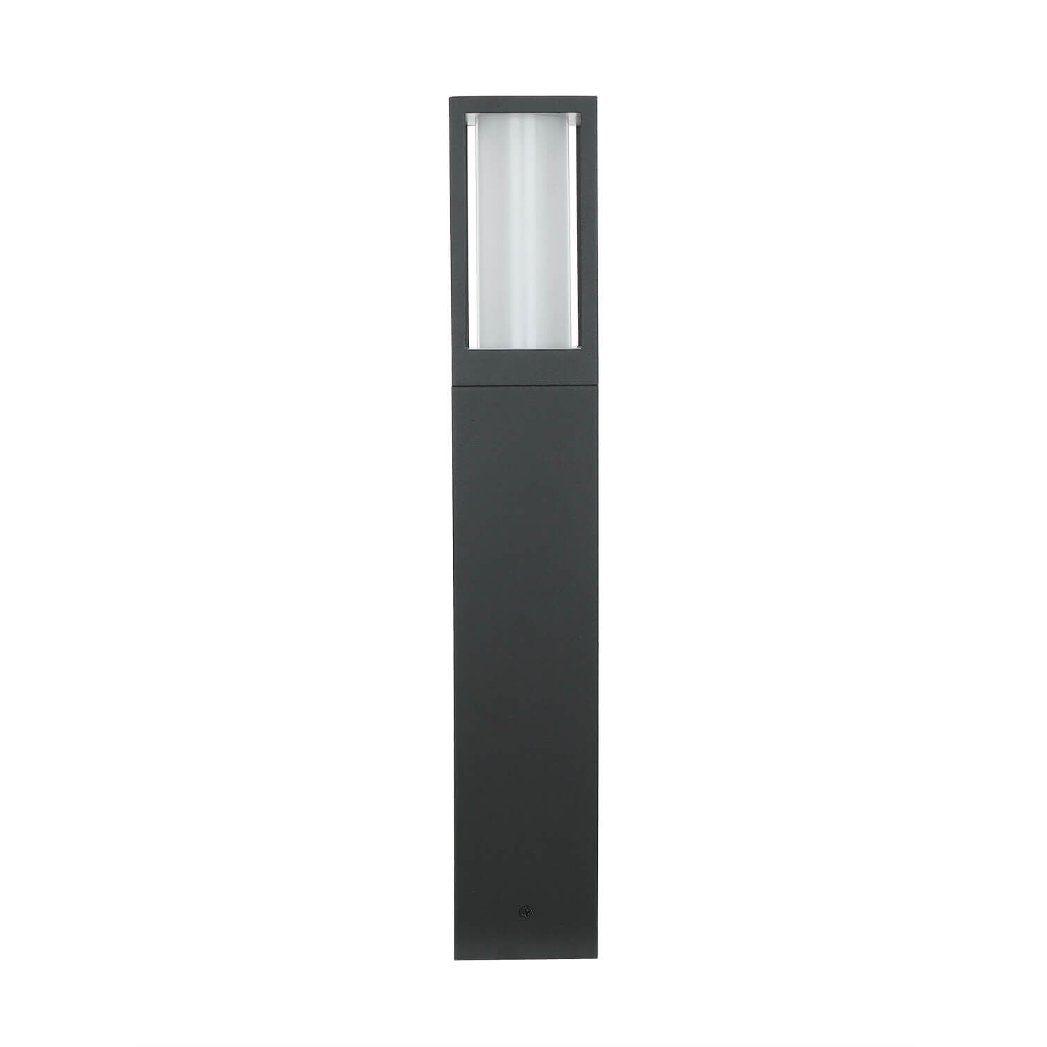 Borne d'éclairage IP44 GU10 45 cm noir blanc aluminium