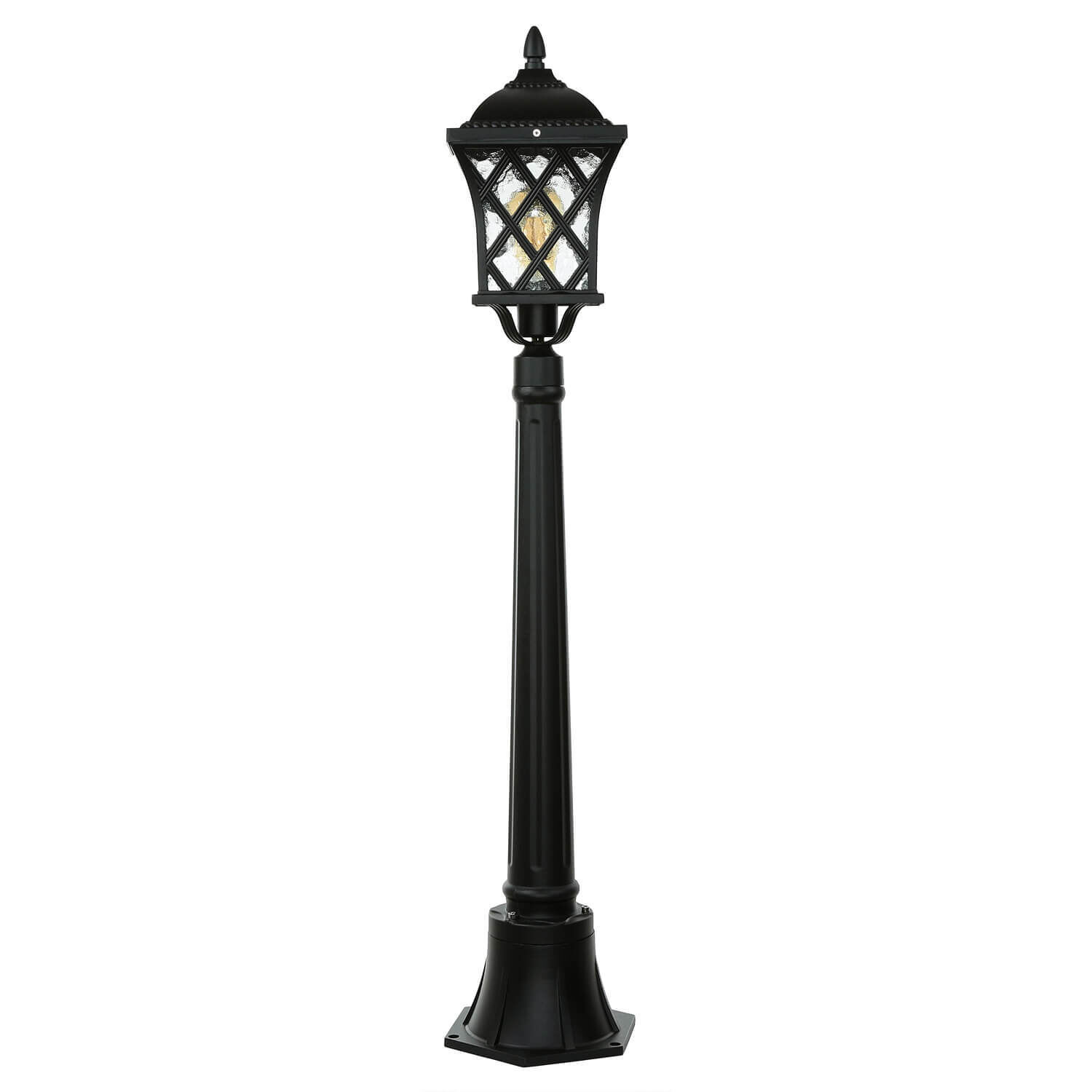 Lampadaire extérieur classique en anthracite