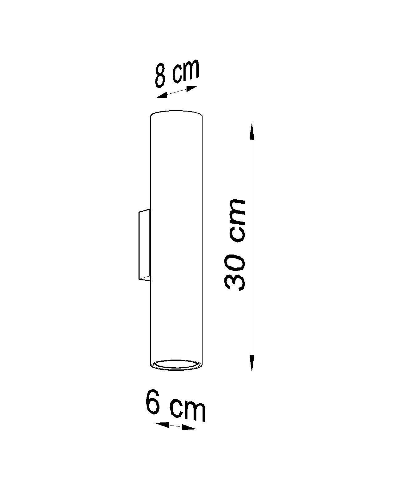 Applique Up Down étroite Moderne Métal 2x GU10 intérieur