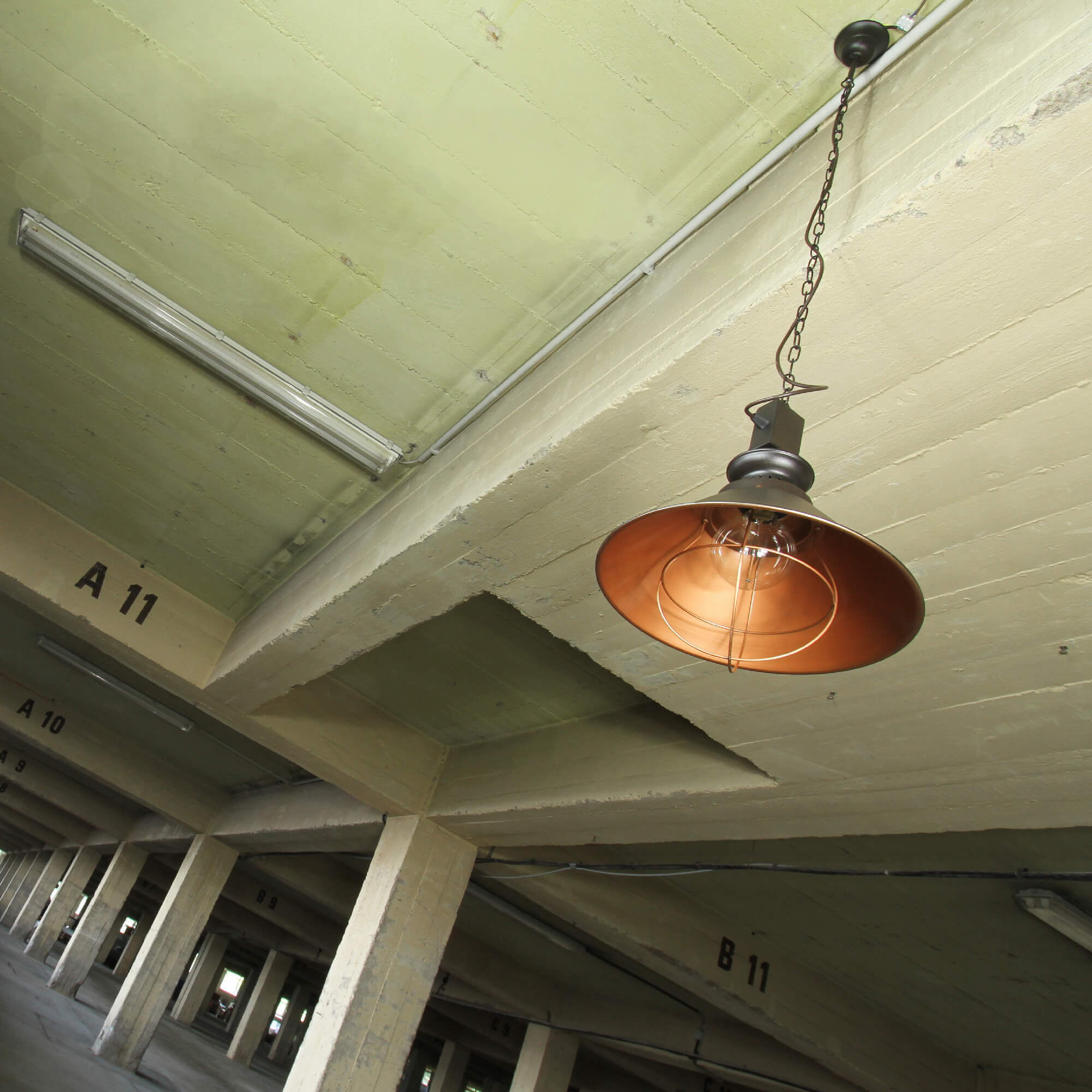 Loft Lampe à suspendre avec chaîne marron/cuivre Leuchte, Licht