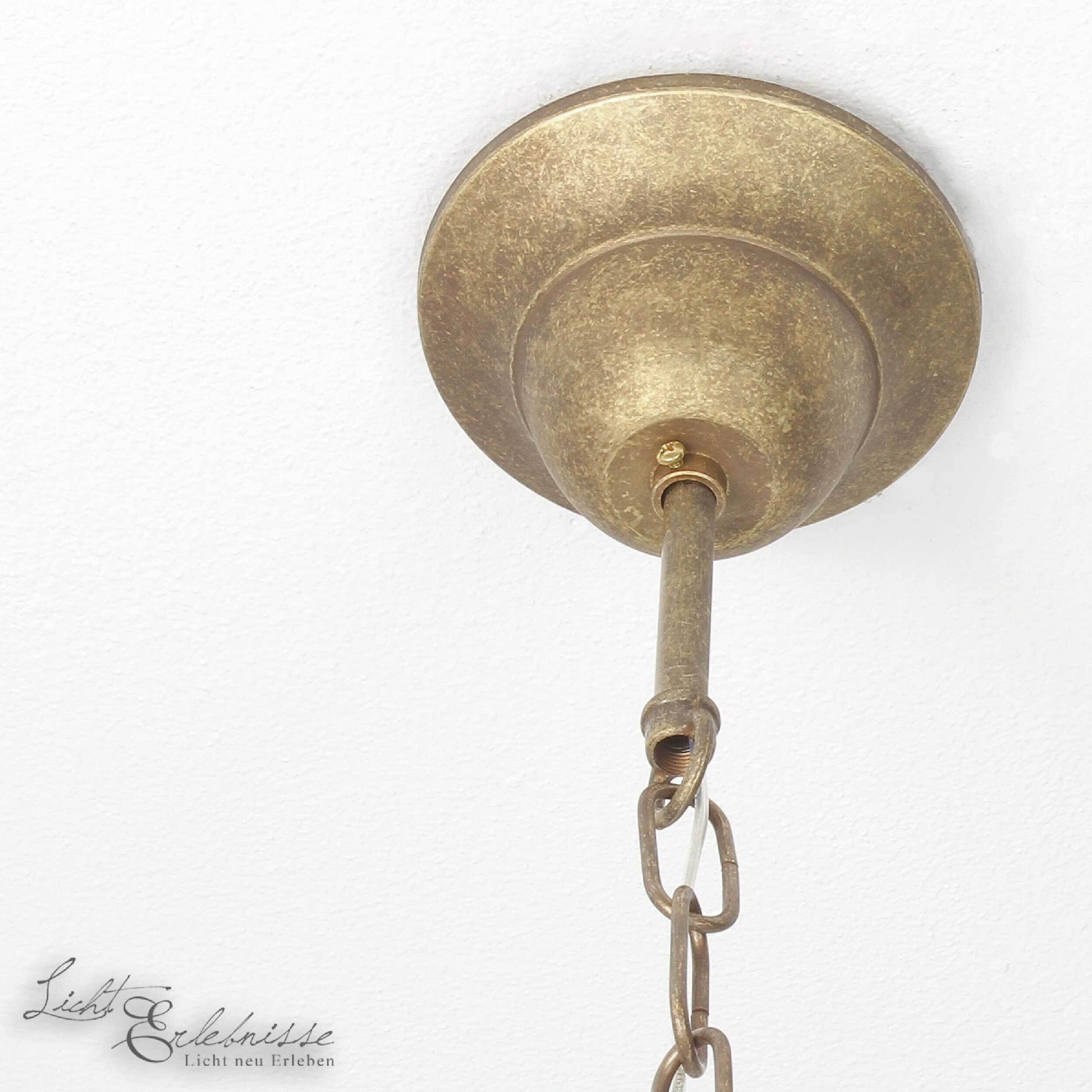 Lampe à suspendre Bronze antique 2flmg Rustique Premium Bronze