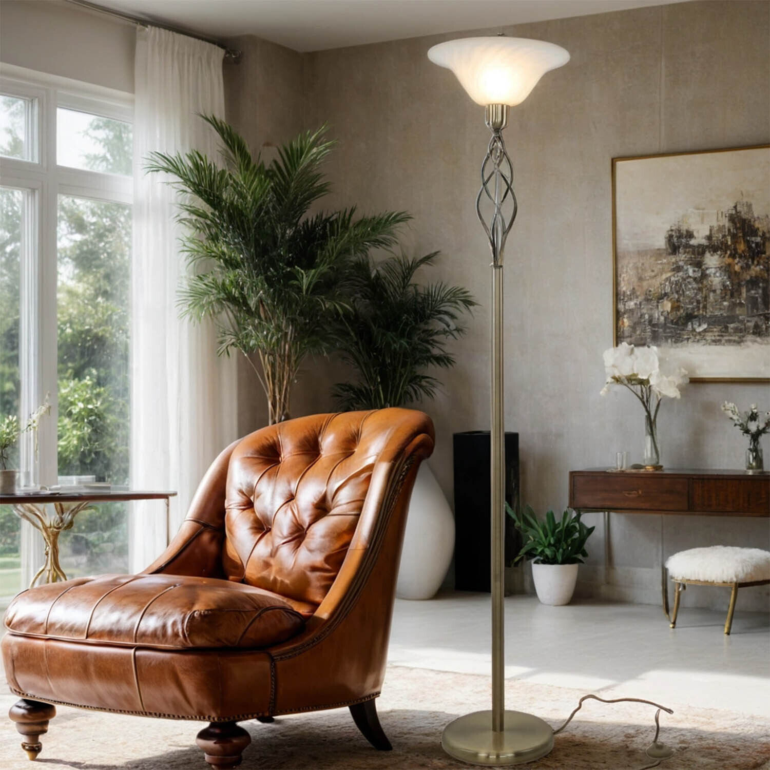 Lampadaire classique Lampe, Mobiliar, Stuhl, Stehlampe