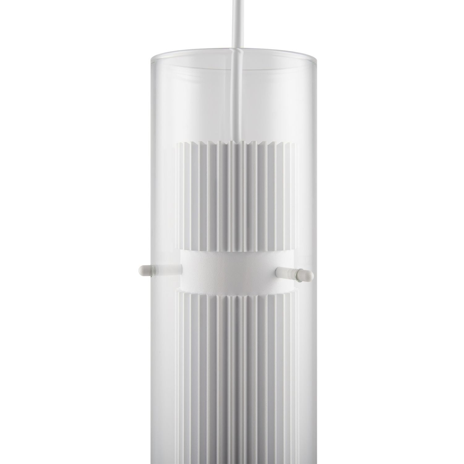 Lampe à suspendre aluminium verre GU10 D : 8 cm H : max. 170 cm