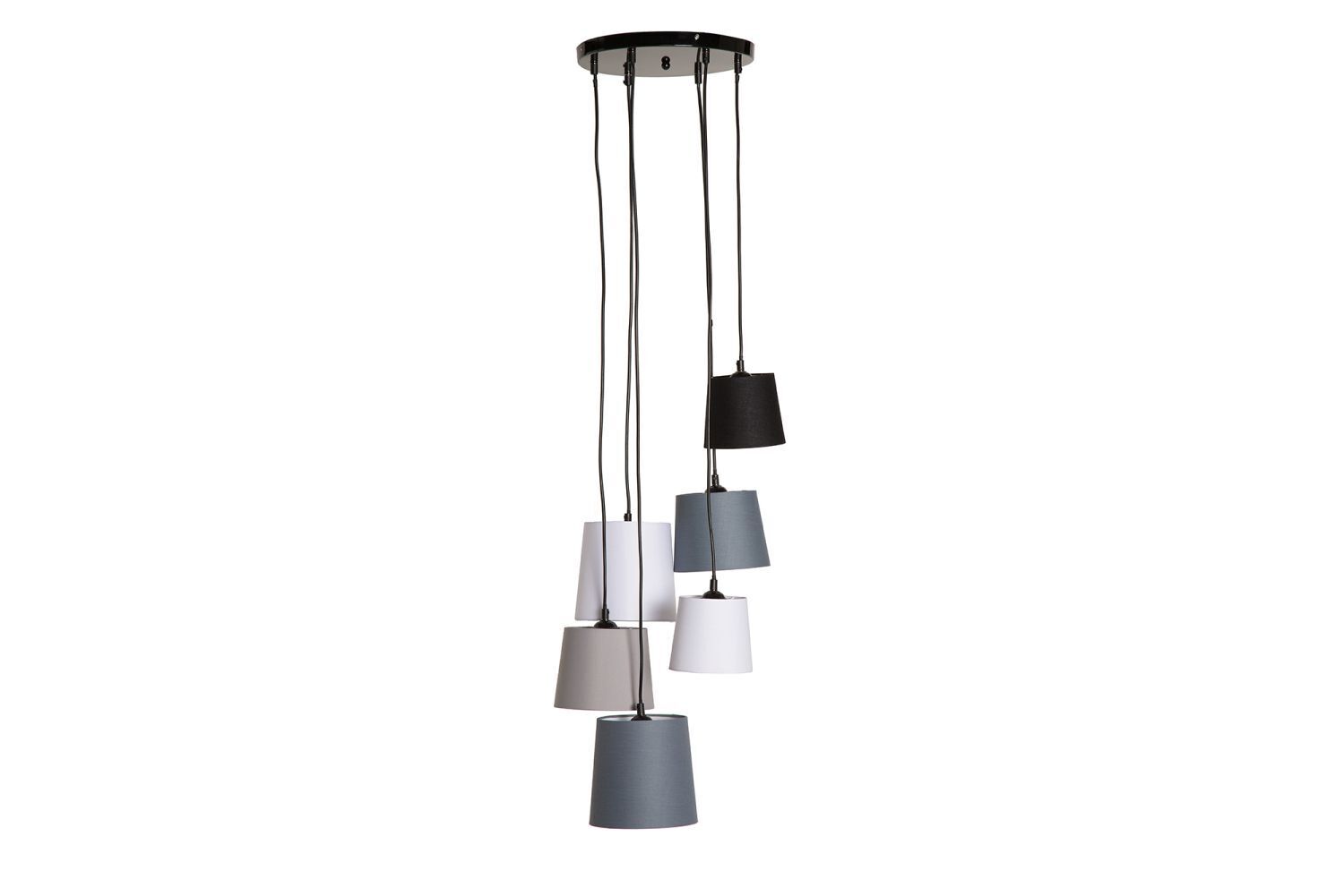 Hängeleuchte Wohnzimmer Weiß Grau Beige Modern Design Lampe, Kronleuchter