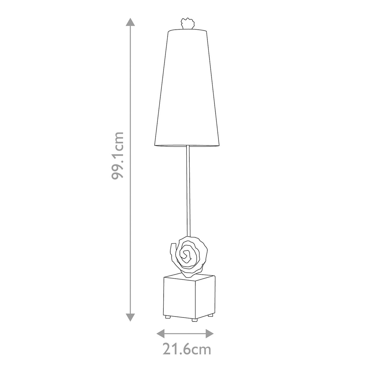 Lampe de table grande 99,1 cm de haut Moderne E27 artistique