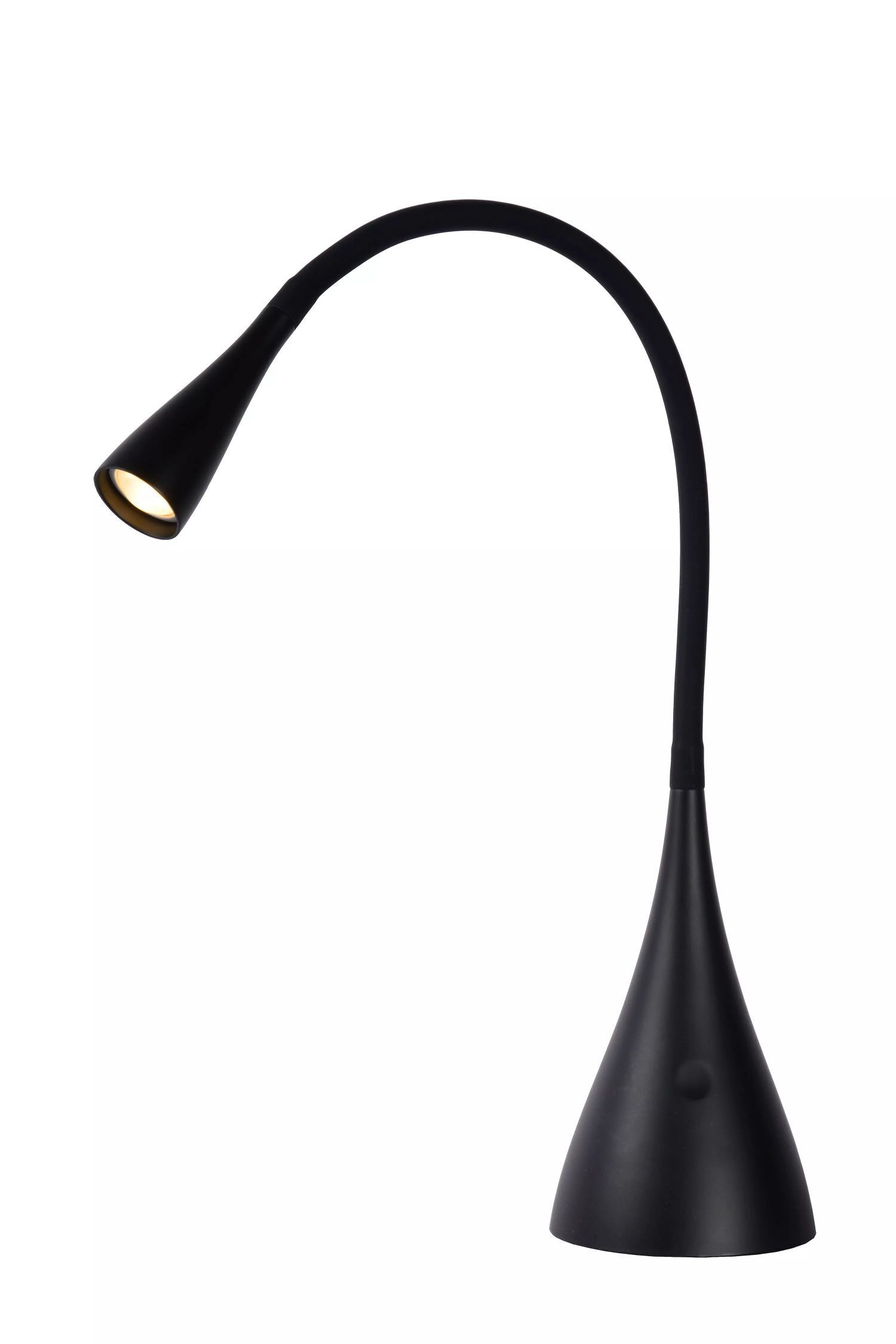 LED Schreibtischleuchte flexibel Schwarz 3000 K 48,5 cm