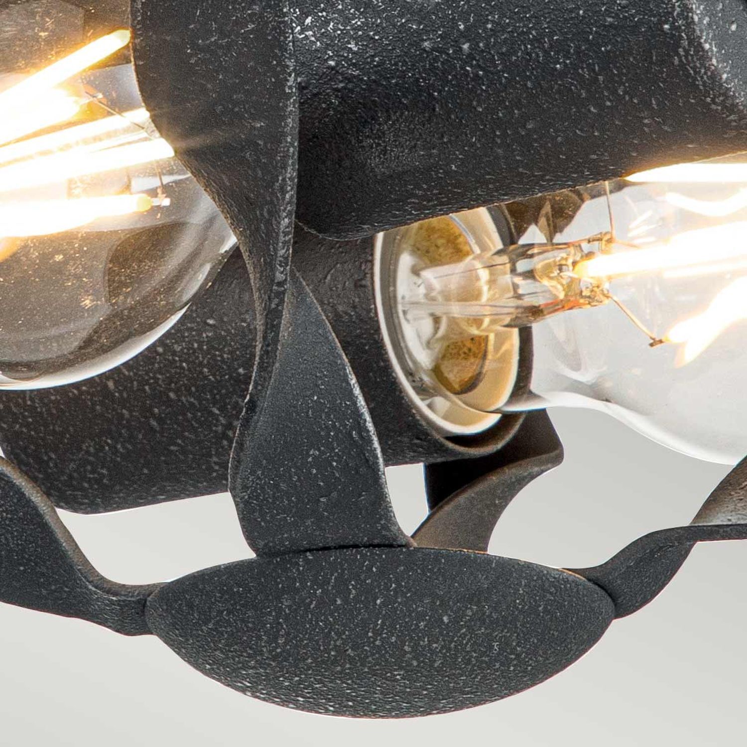 Lampe, Bodeneinbauleuchte, Glühbirne, Metall, Schwarz