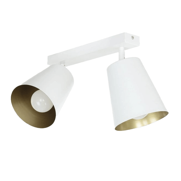 Deckenstrahler decke, lampe, spotlight, deckenleuchte, zweiflammig