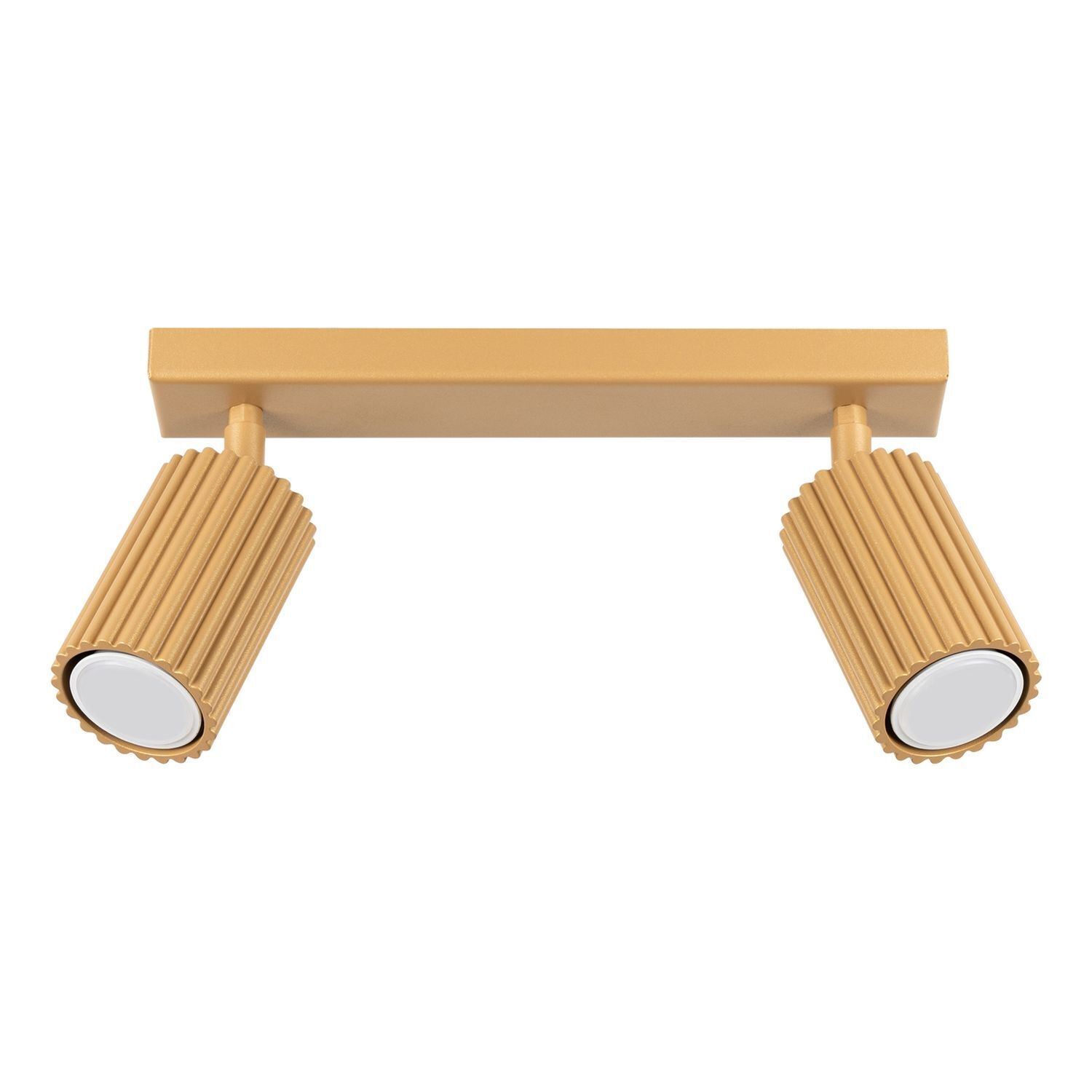 Deckenstrahler Gold flexibel GU10 2 flammig L:30 cm Beleuchtung