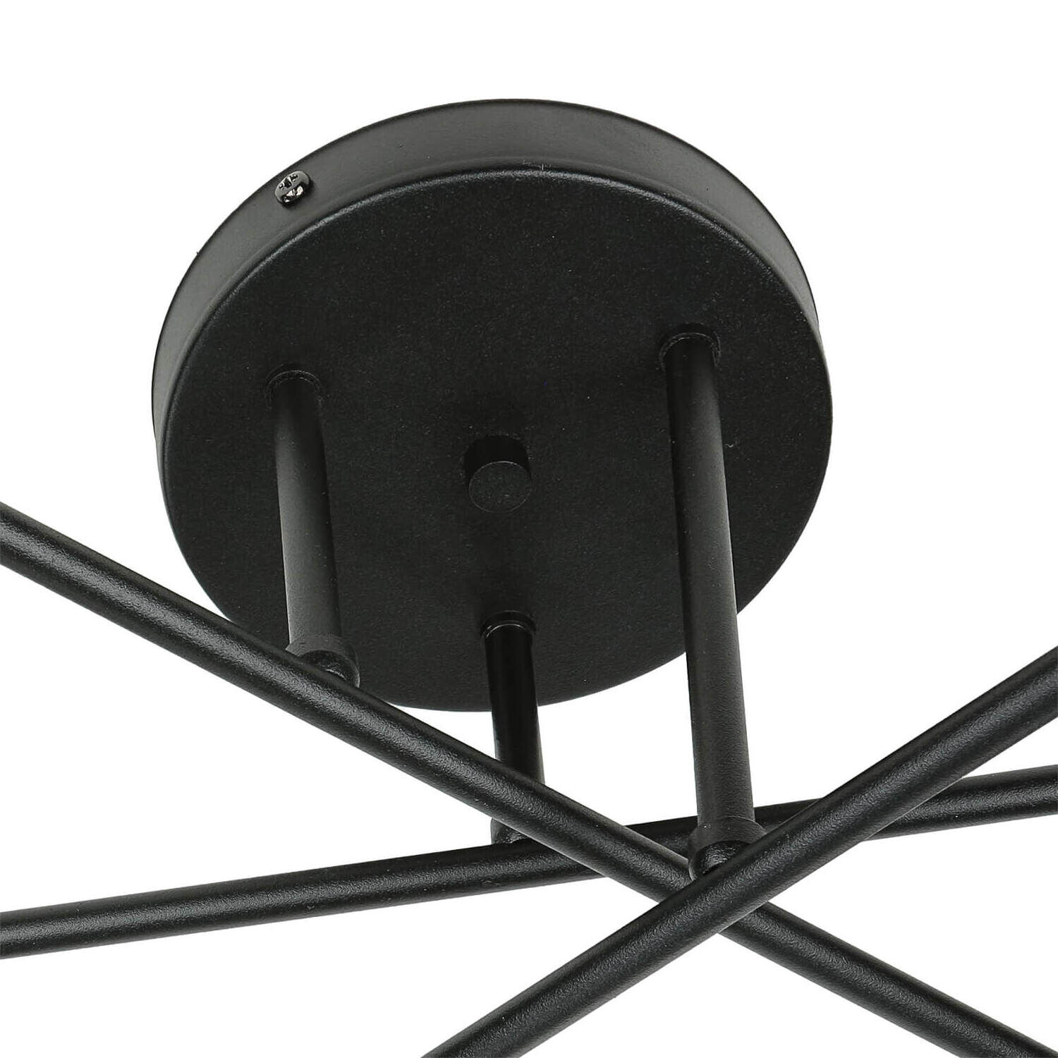Plafonnier noir graphite E14 verre métal