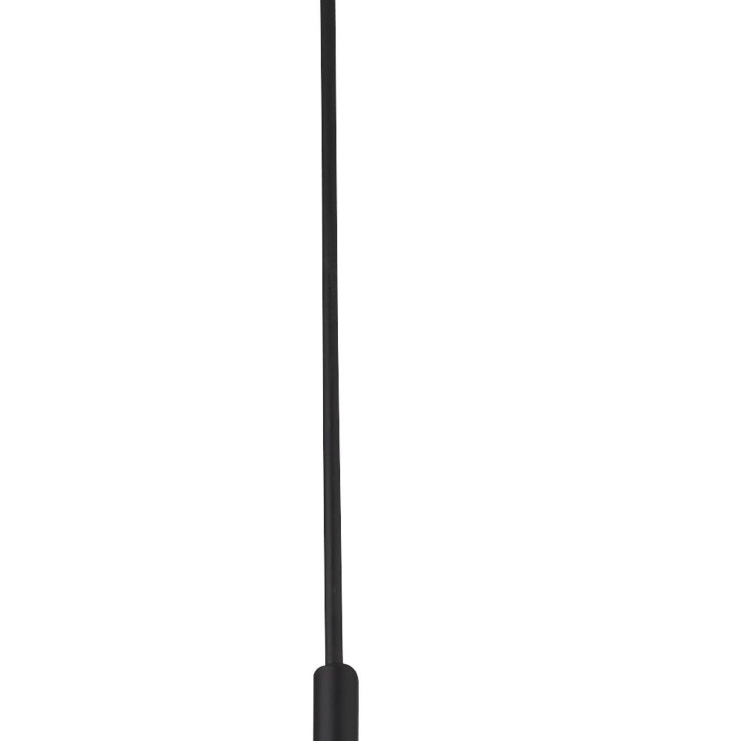 Lampe à suspendre verre métal Ø 24 cm étroit E27 noir blanc