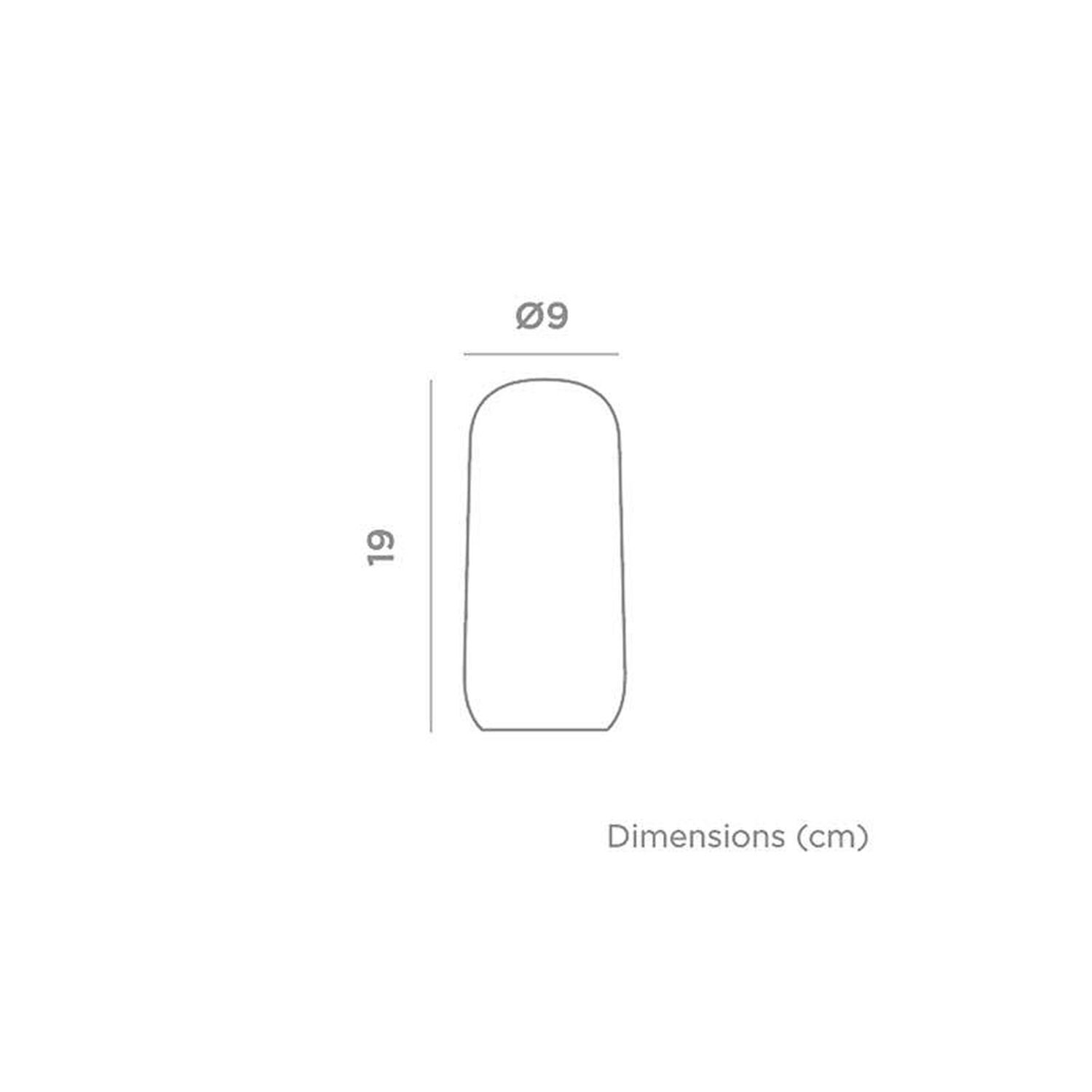 Lampe de table LED sans fil portable Batterie Dimmer IP54 2000K Outdoor Seite, Text