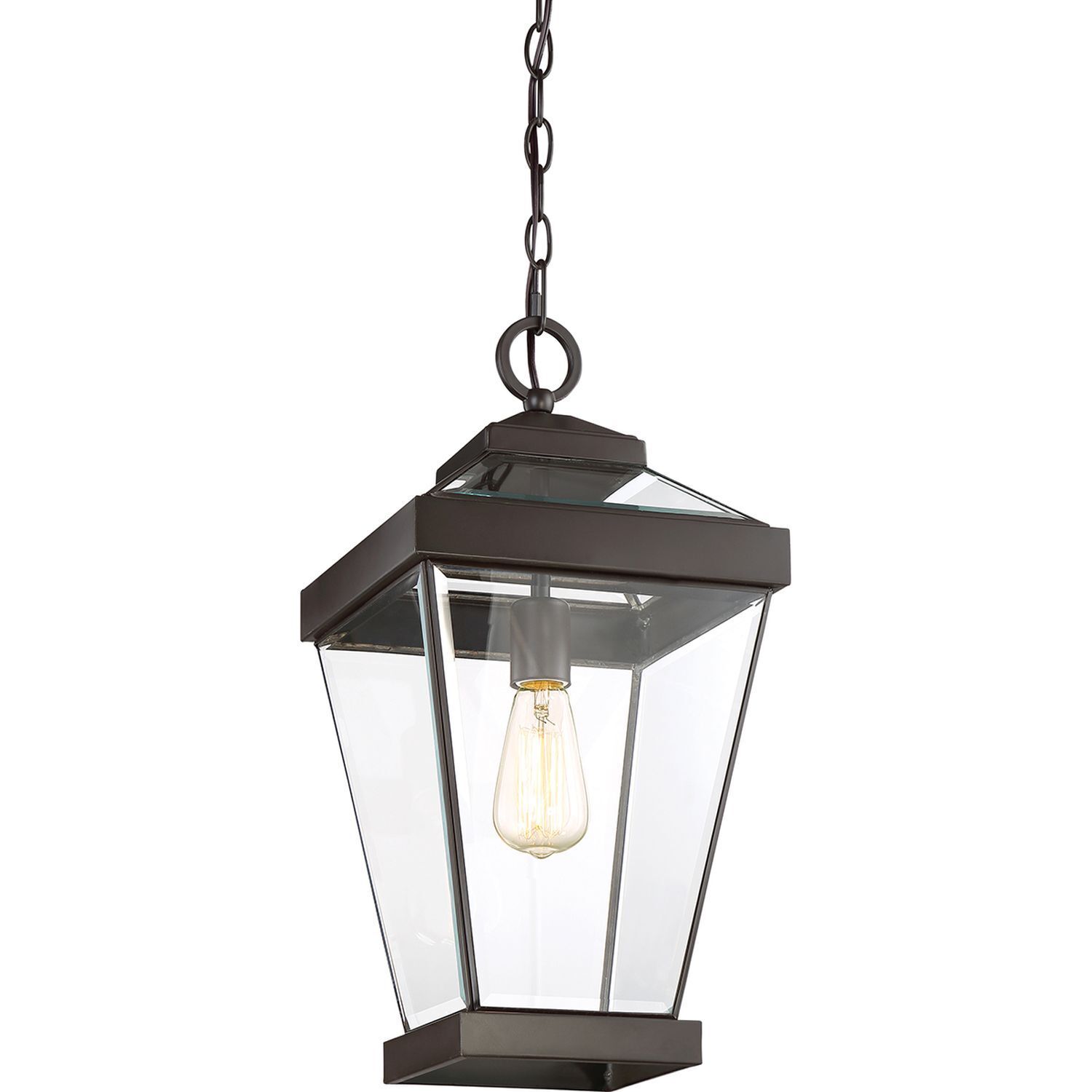 Lampe à suspendre extérieure E27 en bronze Vintage Rustique