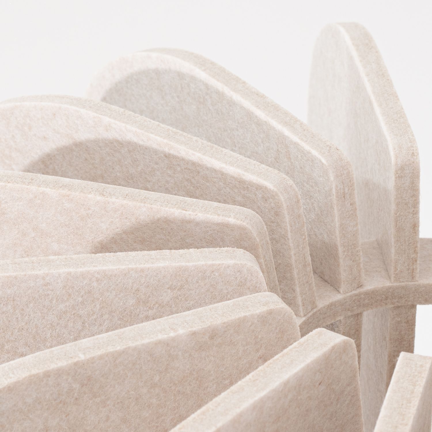 Stehleuchte Dreibein Filz Beige E27 H:134 cm Modern Stehleuchte Dreibein Filz Beige E27 H:134 cm Modern