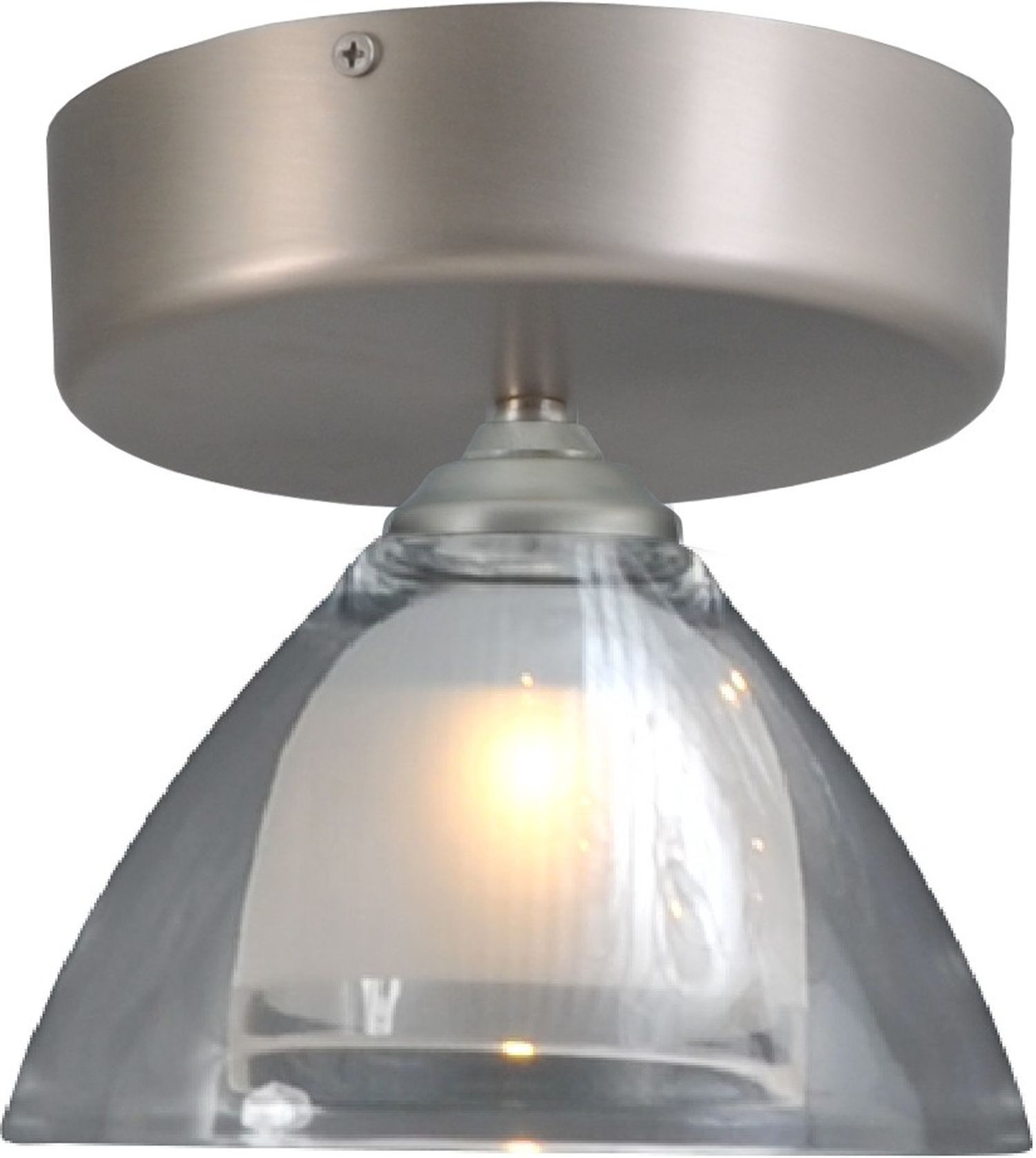 Plafonnier LED Premium CATERINA Abat-jour en verre