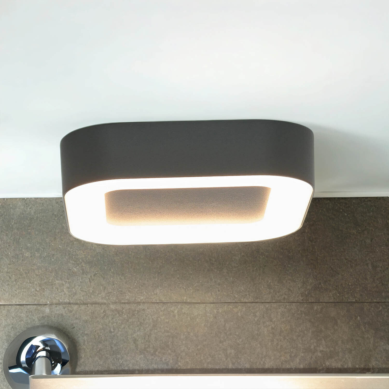 Lampe d'extérieur à LED plafond Puebla