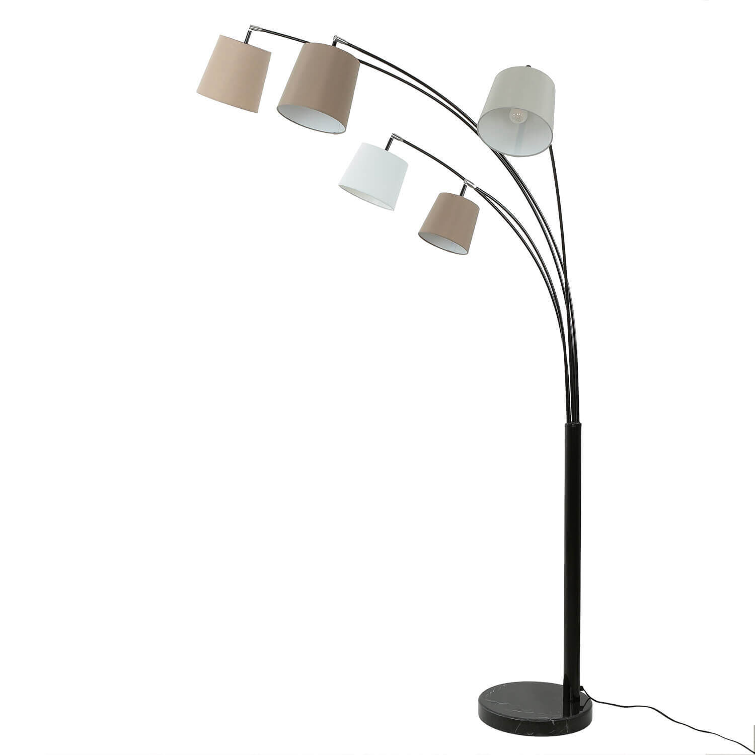 Design Stehlampe DJERE Modern 200cm Wohnzimmer Lampe, Lampenschirm