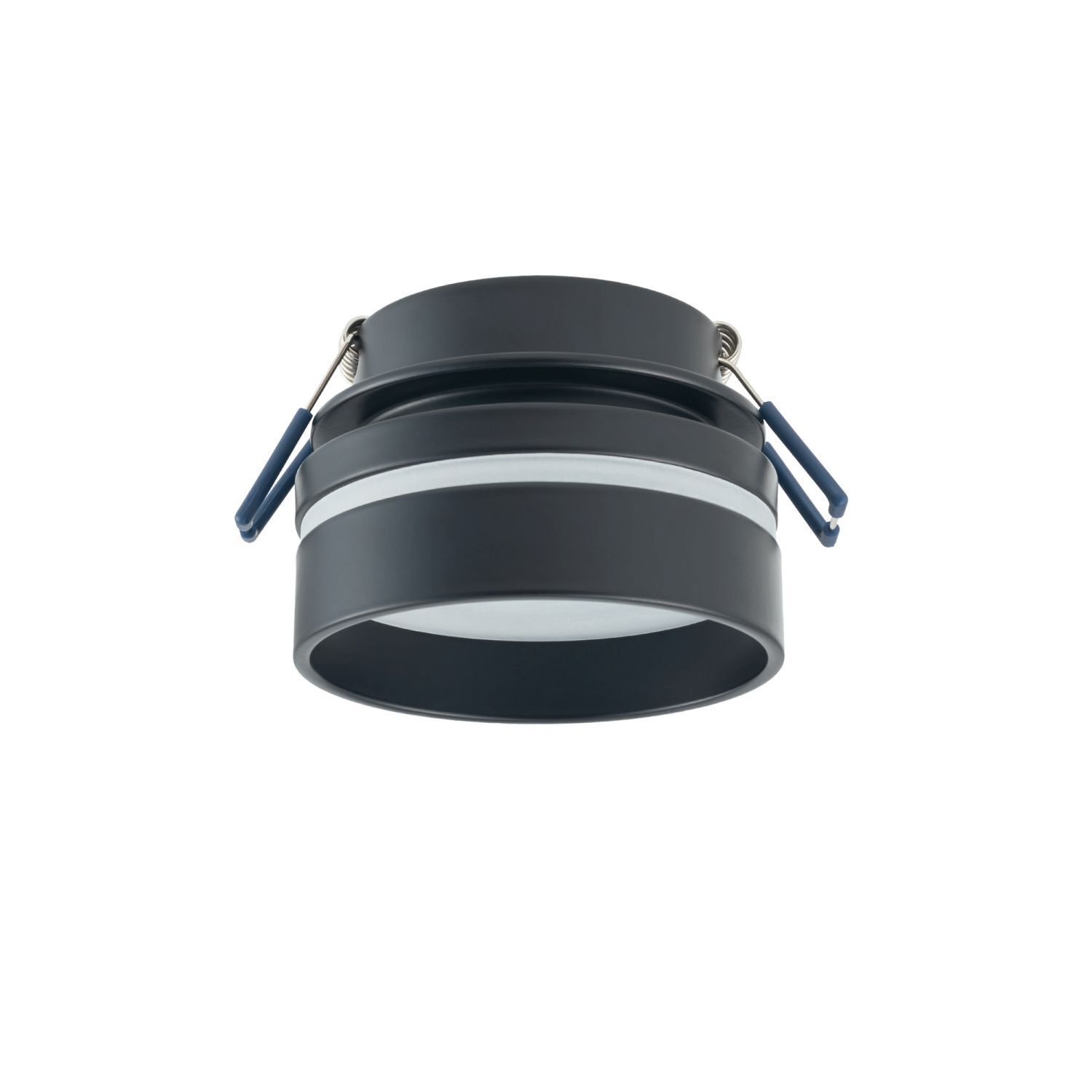 Spot encastré GU10 Ø 8 cm Noir Aluminium Moderne