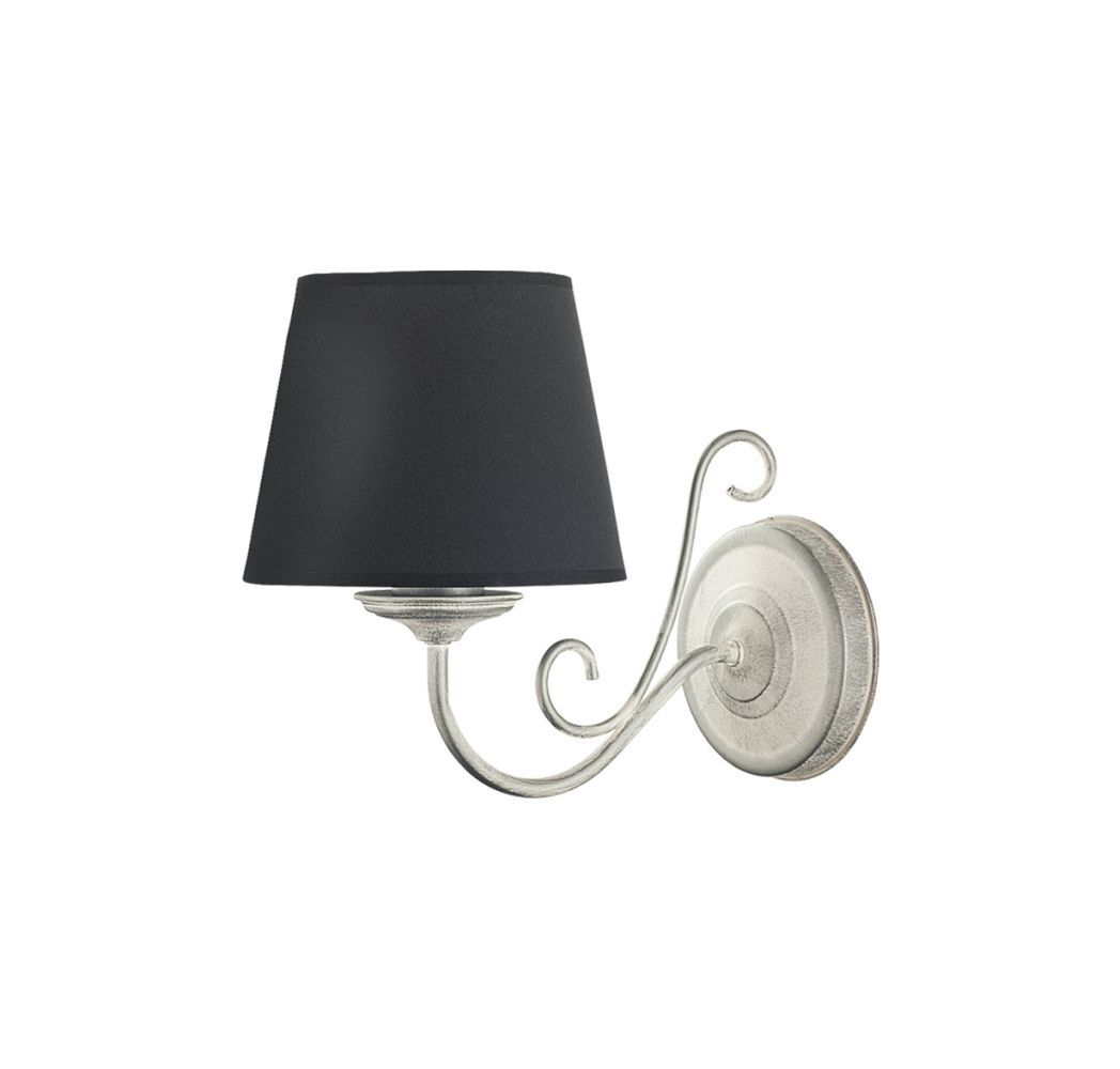 Applique ELIYEN en graphite Shabby argent Lampe