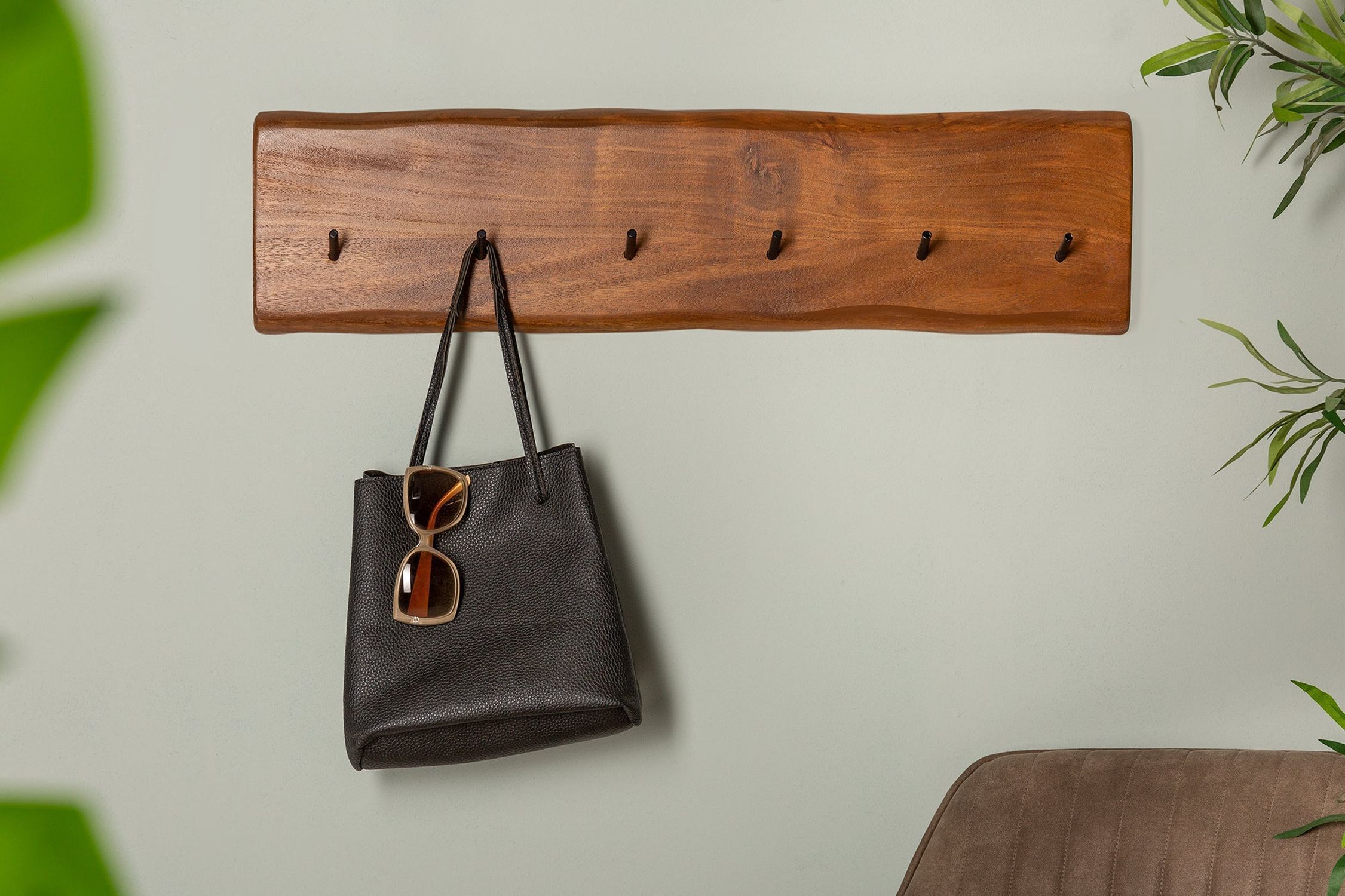 Tasche, Handtasche, Holz, Hartholz, Gebeiztes Holz