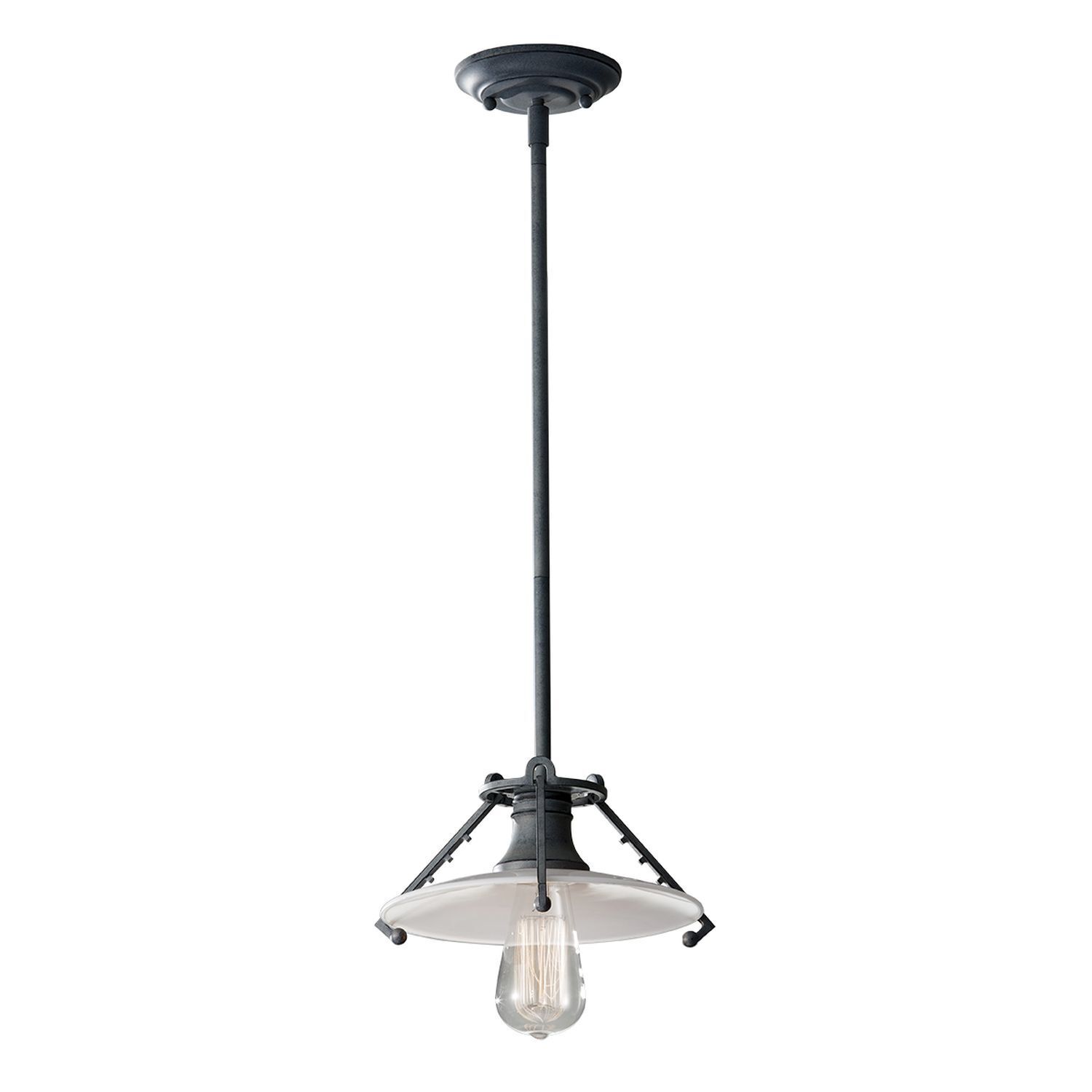 Lampe de plafonnier en métal pour E27 Ø25cm design industriel