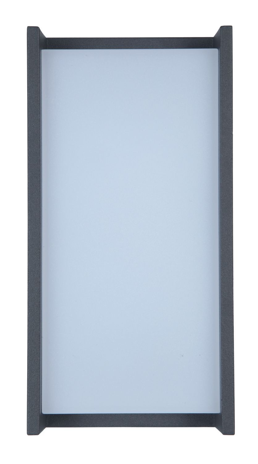 Applique LED anthracite IP54 faible éblouissement BRENSOM