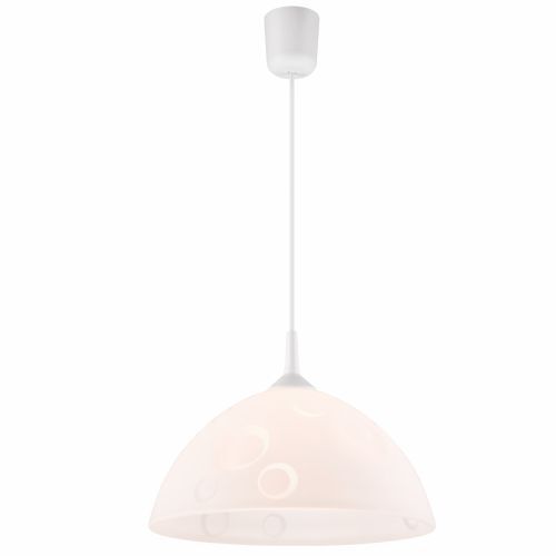 Lampe de salon Lampe à suspendre Table de salle à manger Blanc Métal