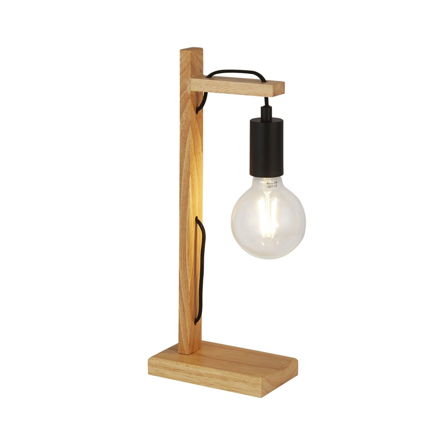 Lampe pour chambre d'enfant Table Nature Noir E27 42,5 cm