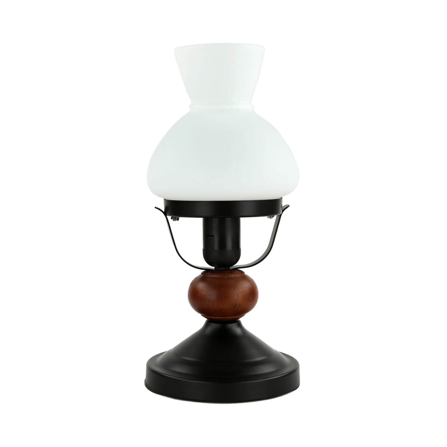 Lampe de table en bois véritable verre style rustique Lampe, Tischlampe, Lampenschirm