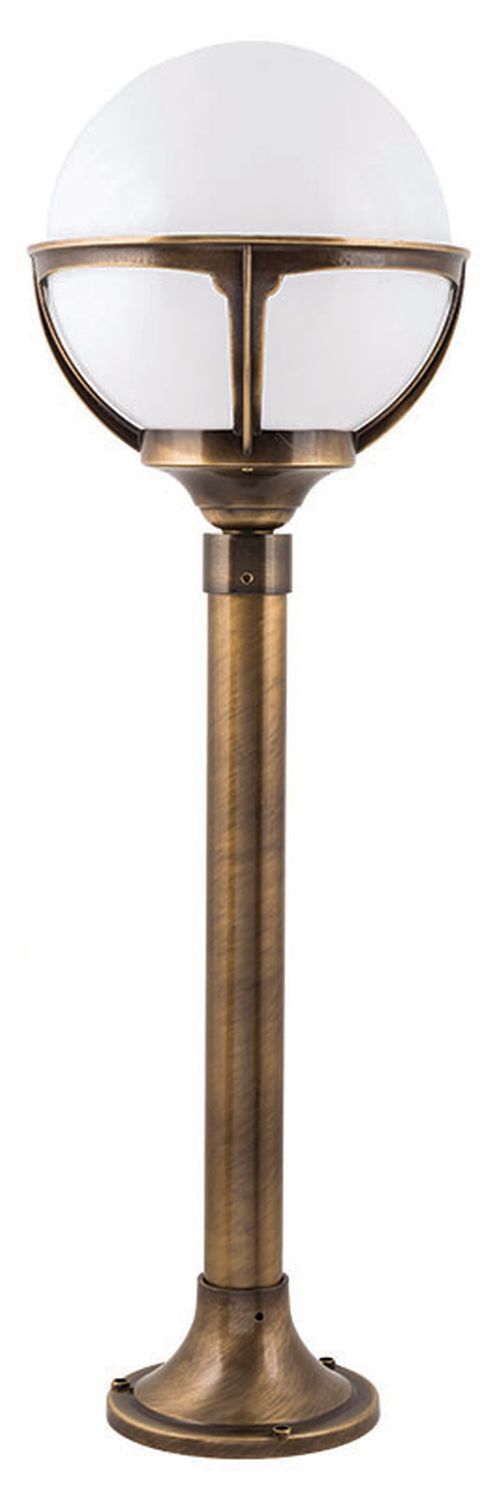 Lampe de jardin ALONNISOS laiton antique H:69cm