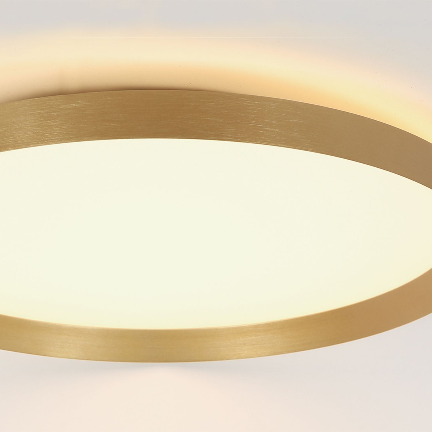 Plafonnier rond à LED or blanc 2700 K Ø50 cm