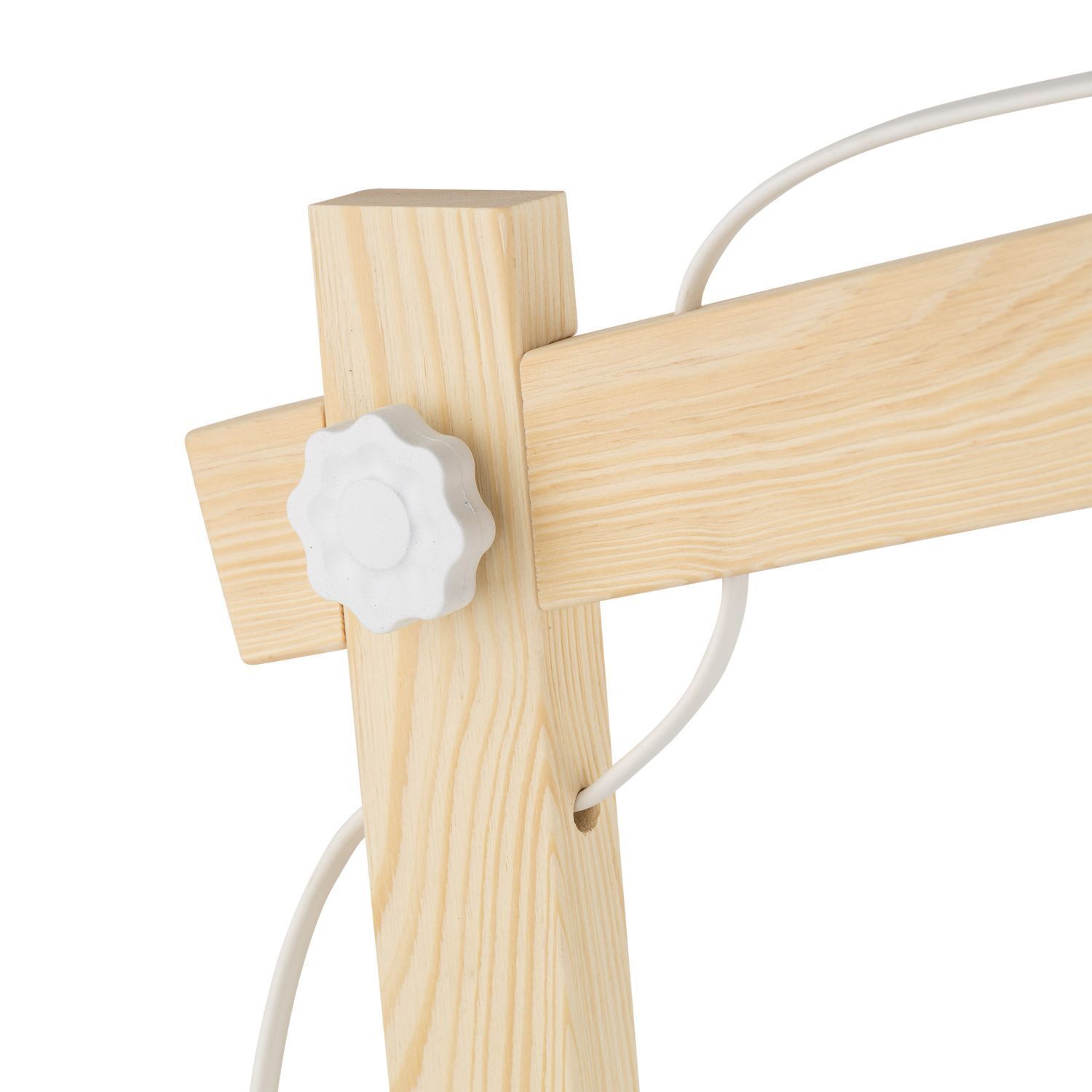 Lampe de bureau réglable 52 cm bois métal E27