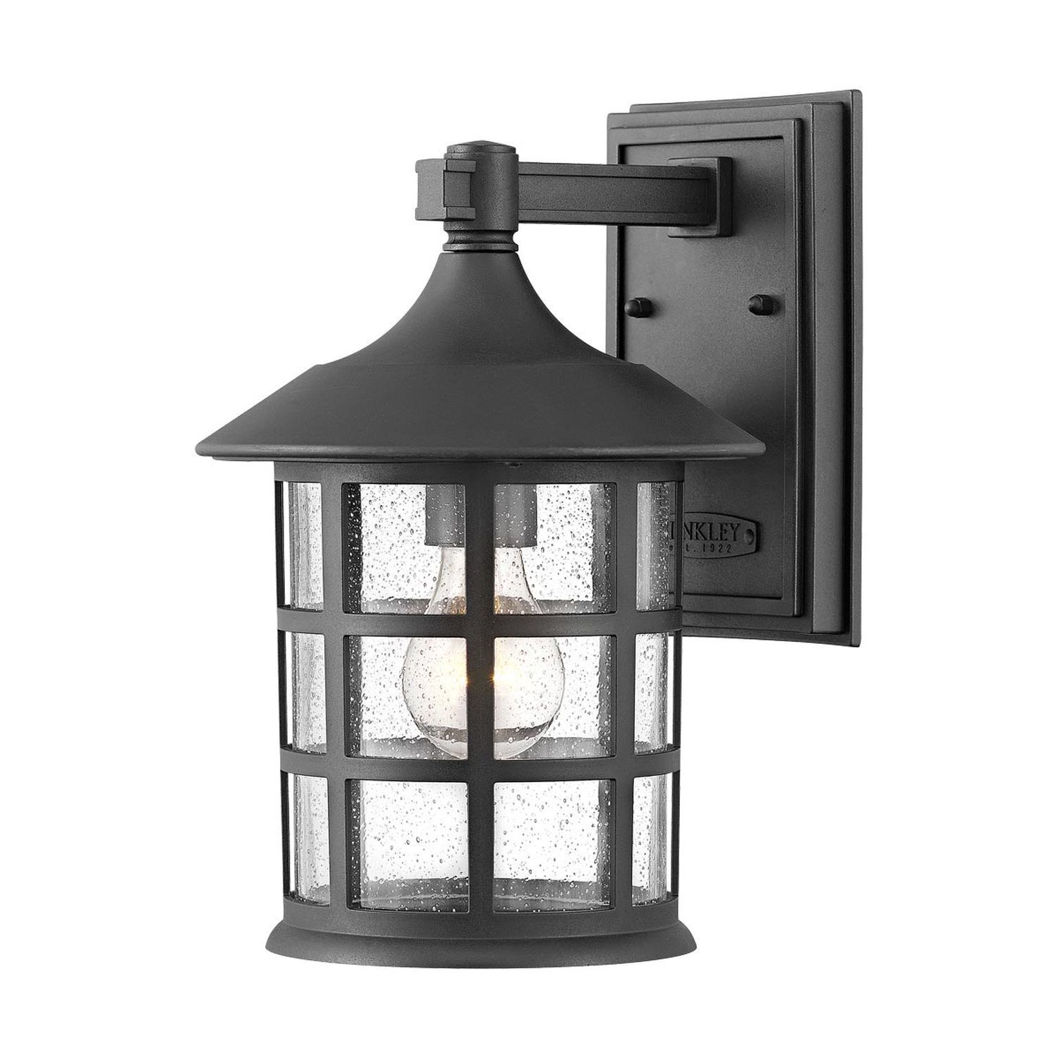 Lampe d'extérieur murale H : 30,1 cm IP44 noir E27