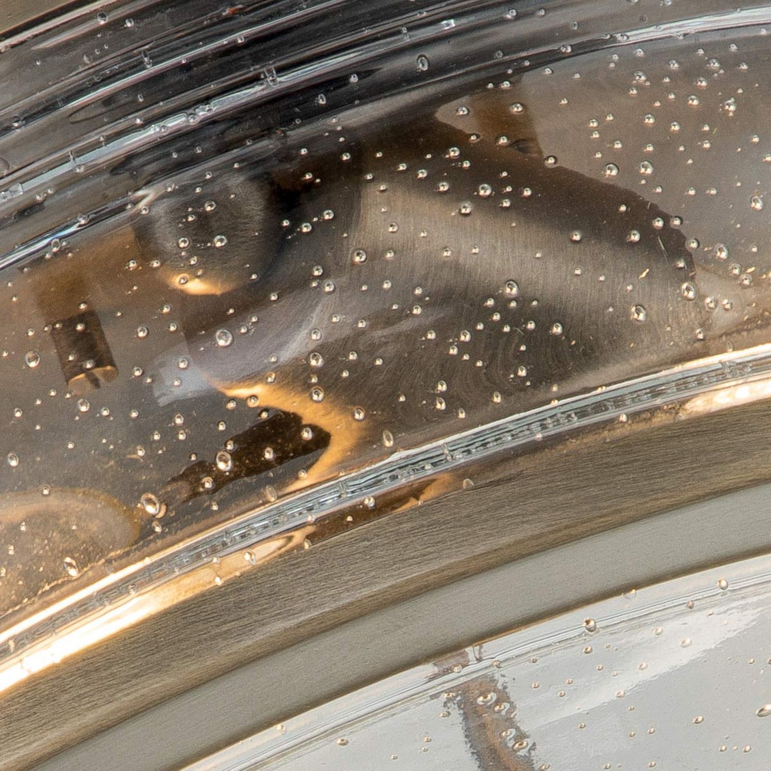 Plafonnier extérieur aluminium verre L : 30,5 cm IP44 E27 Transport, Fahrzeug, Auto