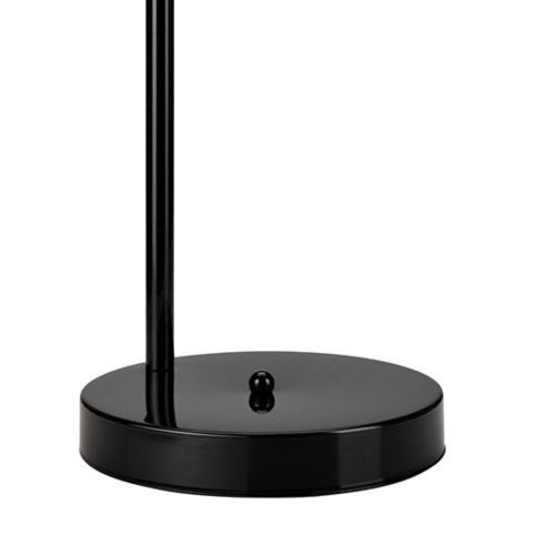 Lampe de table noire en bois 56cm polyvalente AMIDA