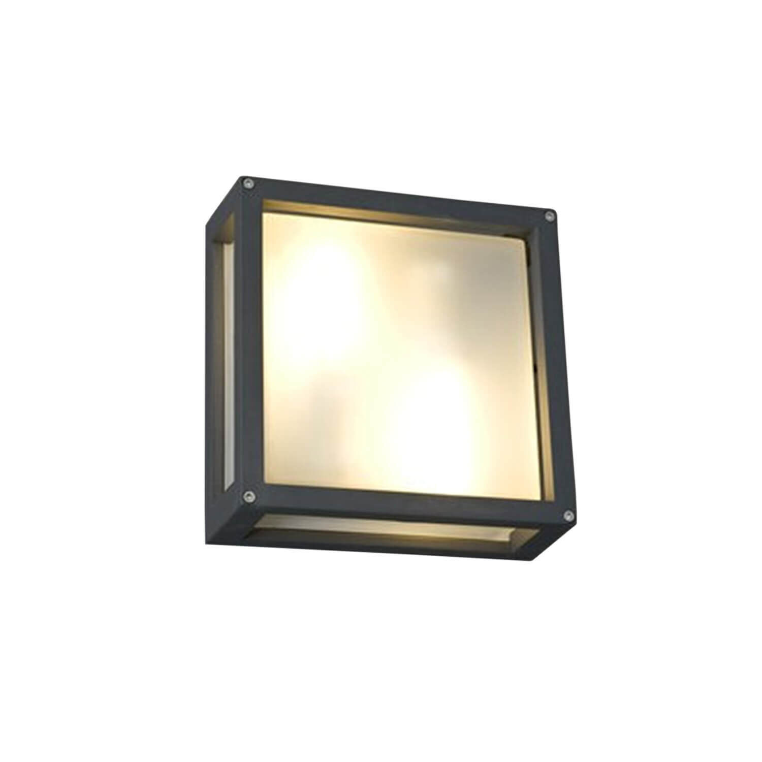 Lampe d'extérieur moderne en anthracite 25/25 cm