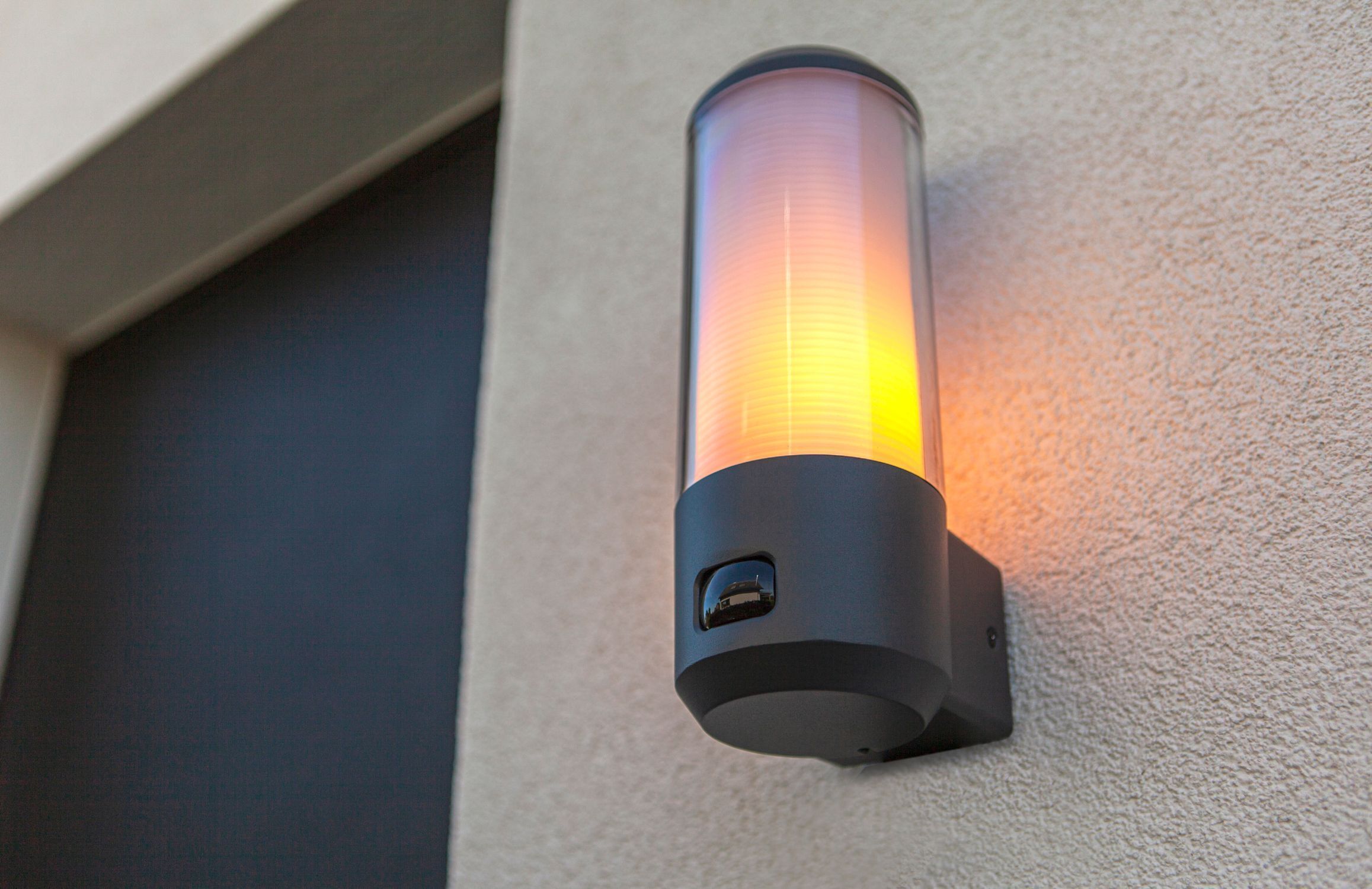 Lampe d'extérieur murale détecteur de mouvement aluminium E27 IP44