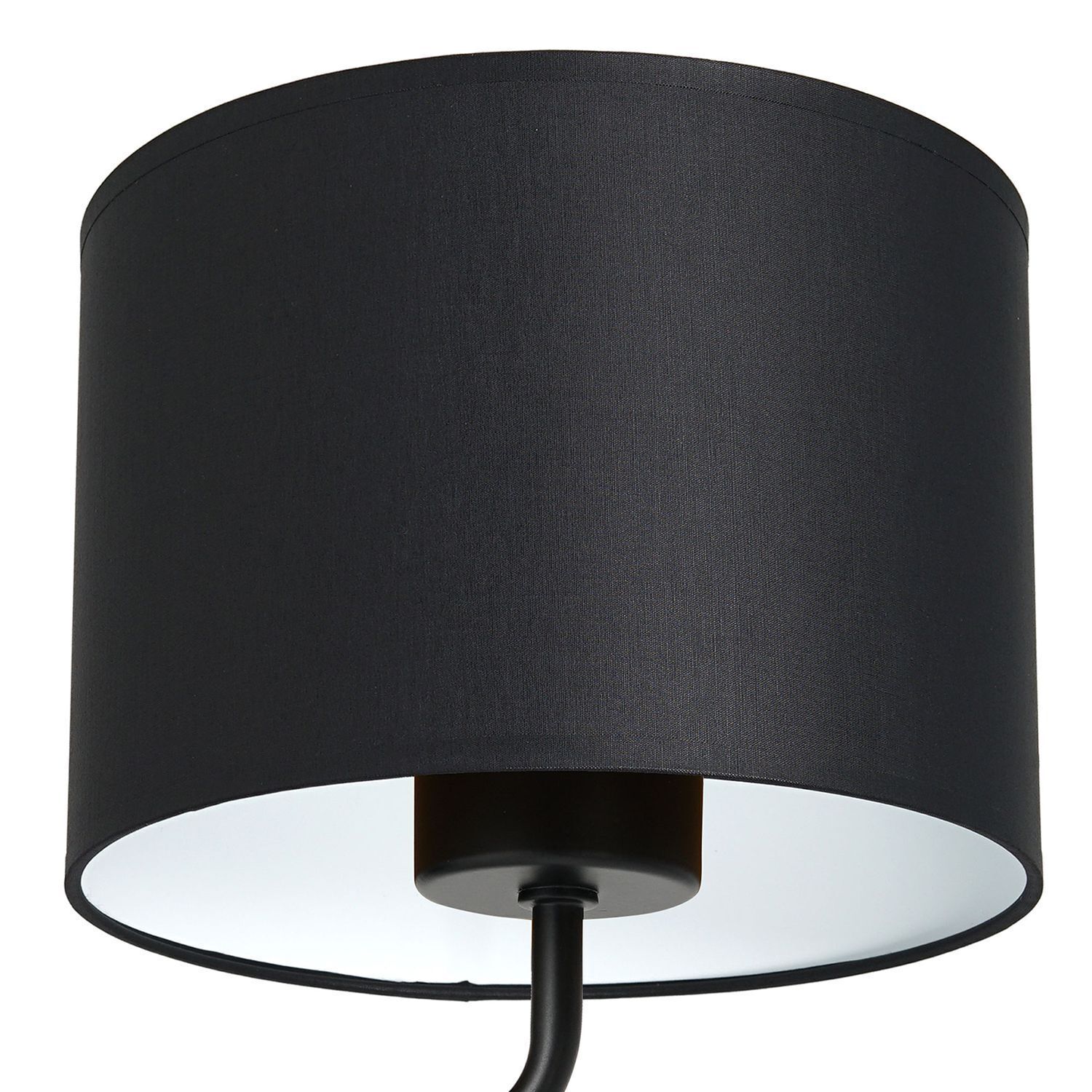 Applique Noir Blanc Tissu Métal H:23 cm confortable