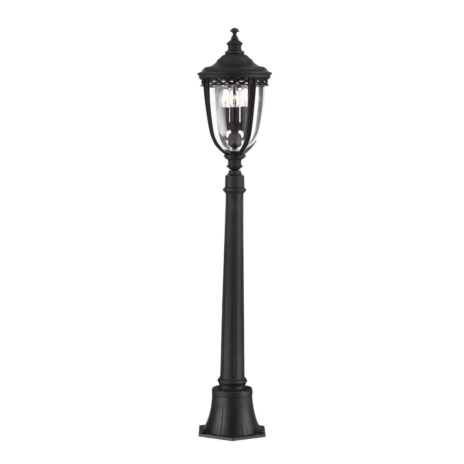 Elégante lampe d'allée EDMUND Rustique 118cm Jardin