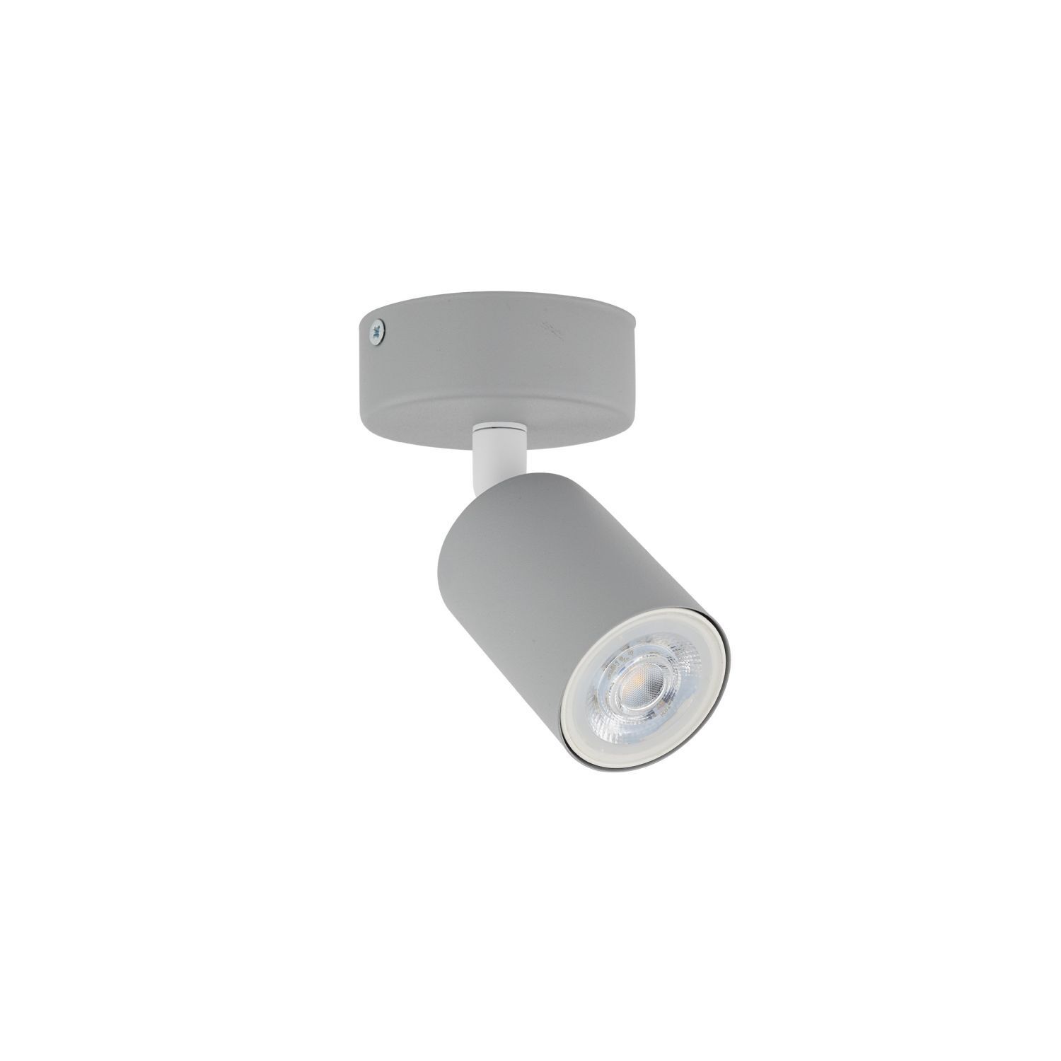 Plafonnier chambre d'enfant Gris GU10 rond Ø 13 cm petit