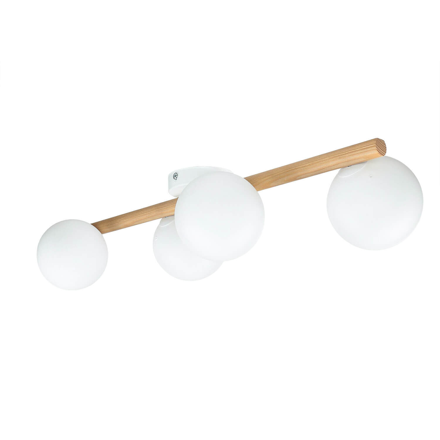 Blendarme Lampe de plafonnier G9 L:65 cm allongée en pin
