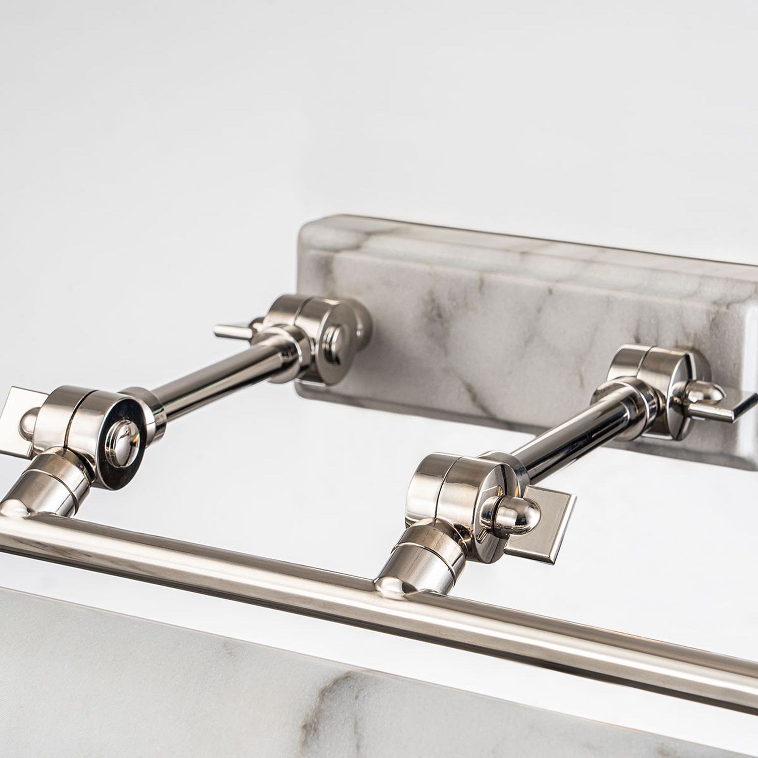 Bilderleuchte Marmor Optik 70 cm 4x E14 verstellbar Vintage Sinken, Waschbeckenhahn, Drinnen, Zimmer, Duscharmatur