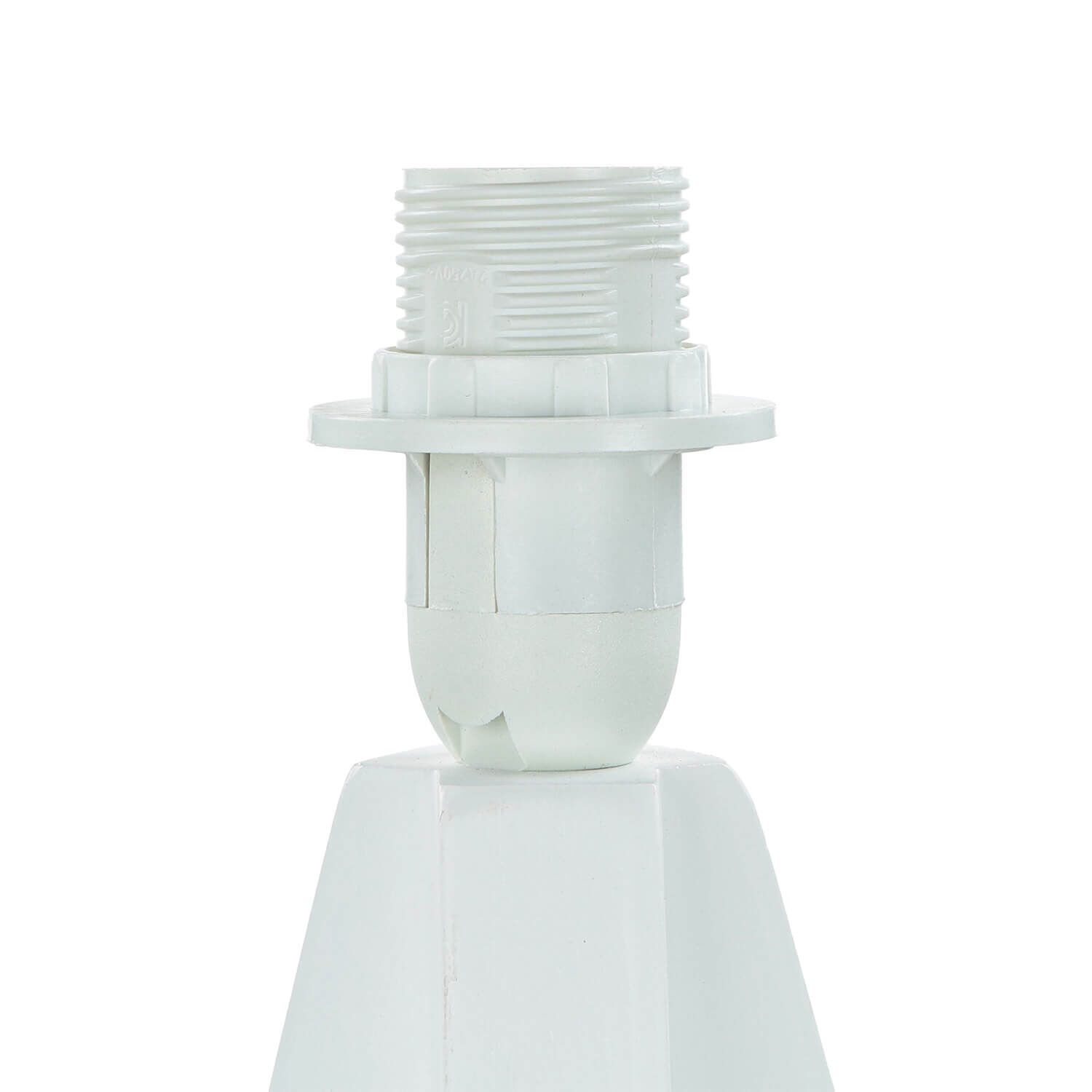 Trépied en bois blanc E14 avec interrupteur filaire Lampe de table