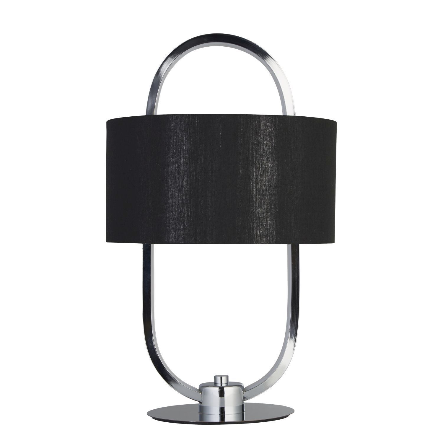 Petite lampe de table LED Métal Tissu dimmable Touch 41 cm