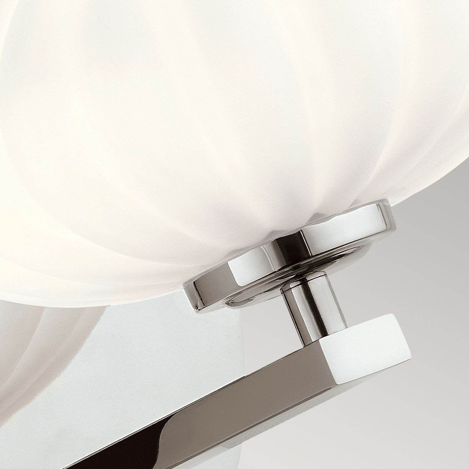 Applique murale Salle de bain LED G9 IP44 H : 20,3 cm 3000 K Chrome Blanc