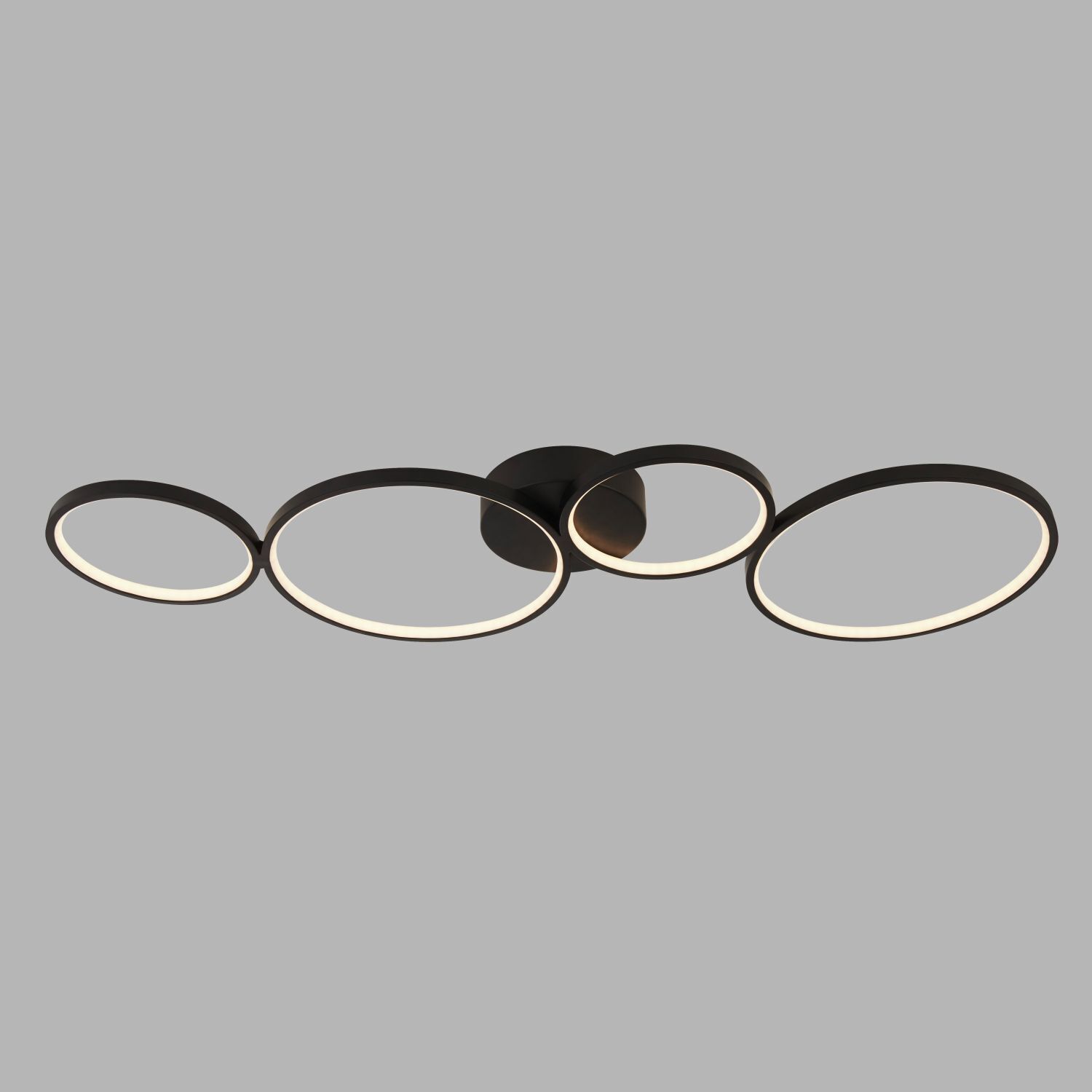 LED Plafonnier 3000 K L : 98 cm dimmable noir blanc